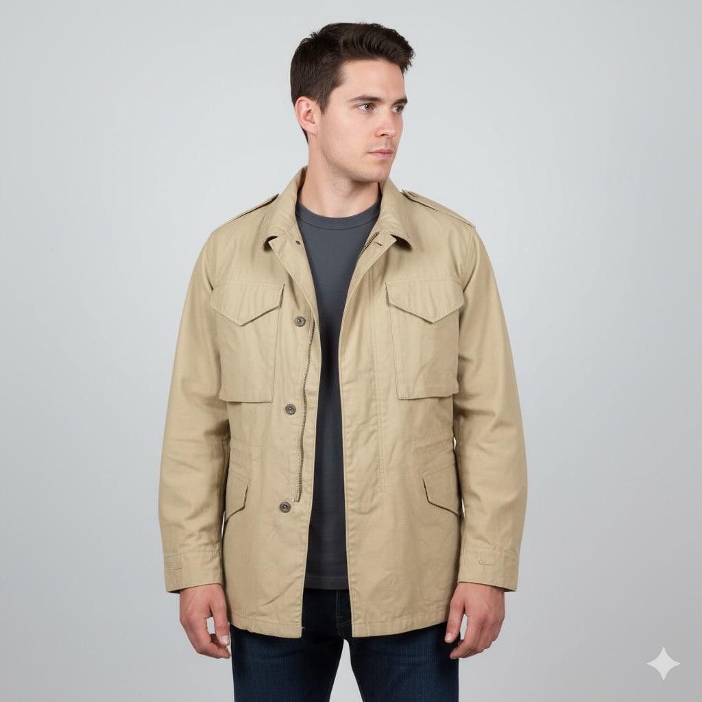 Alpha Industries Vintage 90s Alpha Industry Workers Parka Jacket Size US S / EU 44-46 / 1 - 1 Thumbnail
