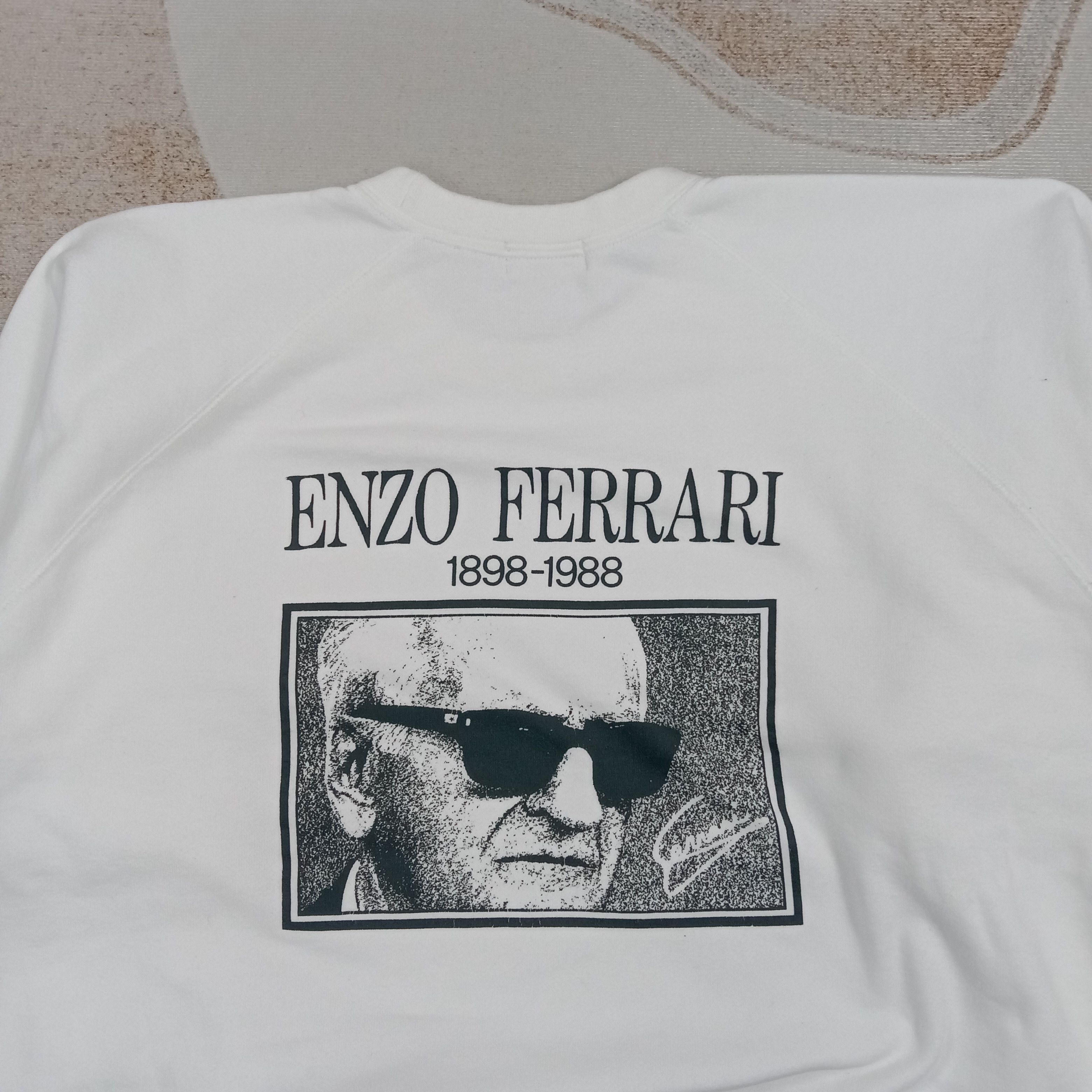 Ferrari Enzo Ferrari Tribute 90's Racing Sweatshirt C292N26 Size US M / EU 48-50 / 2 - 2 Thumbnail