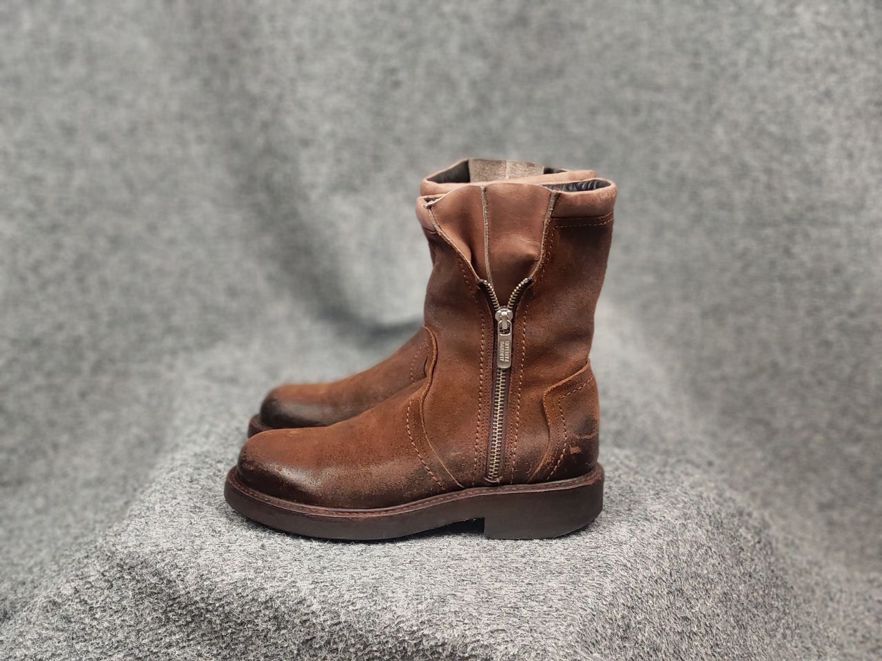 Alberto Fasciani Alberto Fasciani Handmade Luxury Ankle Zip Leather Boots Size US 6 / IT 36 - 8 Thumbnail