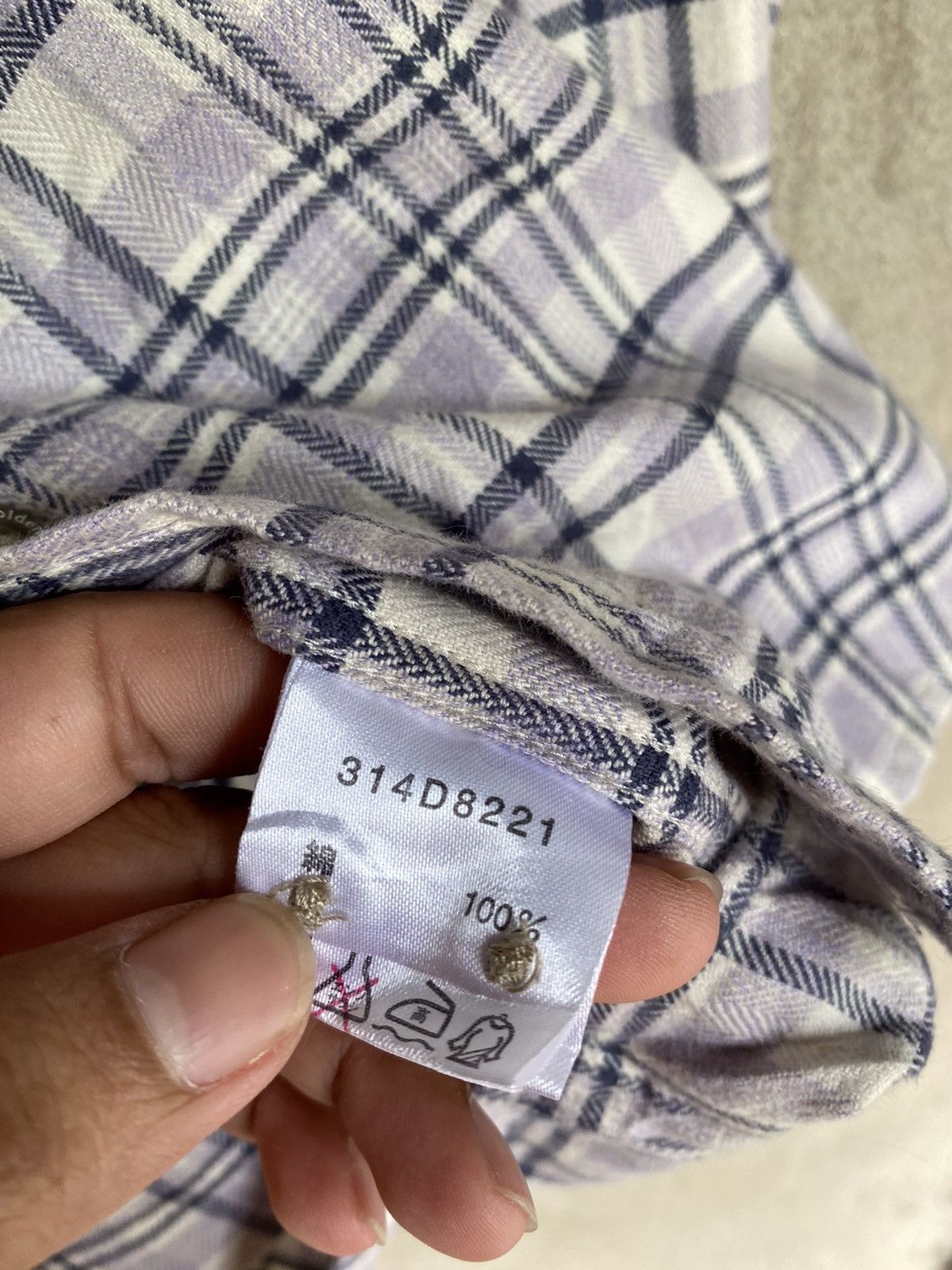 Flannel Vintage Golden Bear Plaid Tartan Flannel Shirt Size US M / EU 48-50 / 2 - 5 Thumbnail