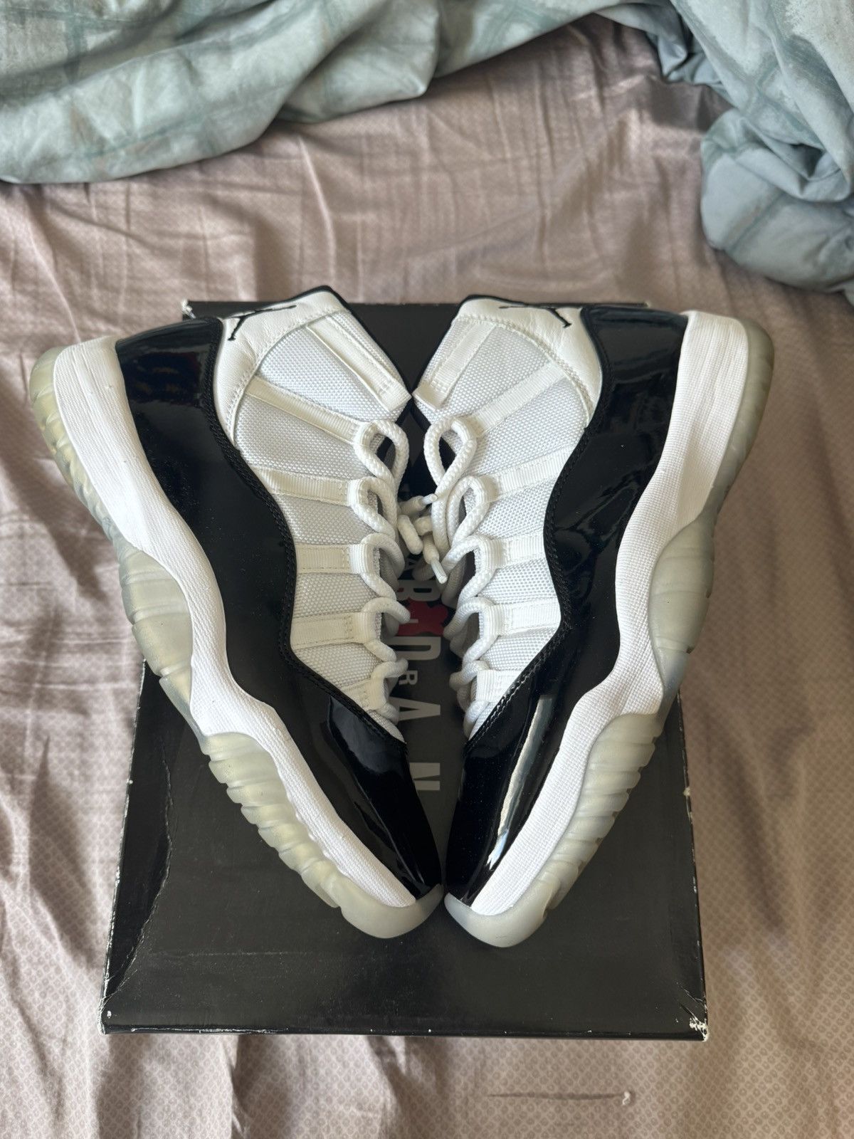 Jordan Brand Jordan 11 Concord 2018 Size US 9.5 / EU 42-43 - 3 Thumbnail