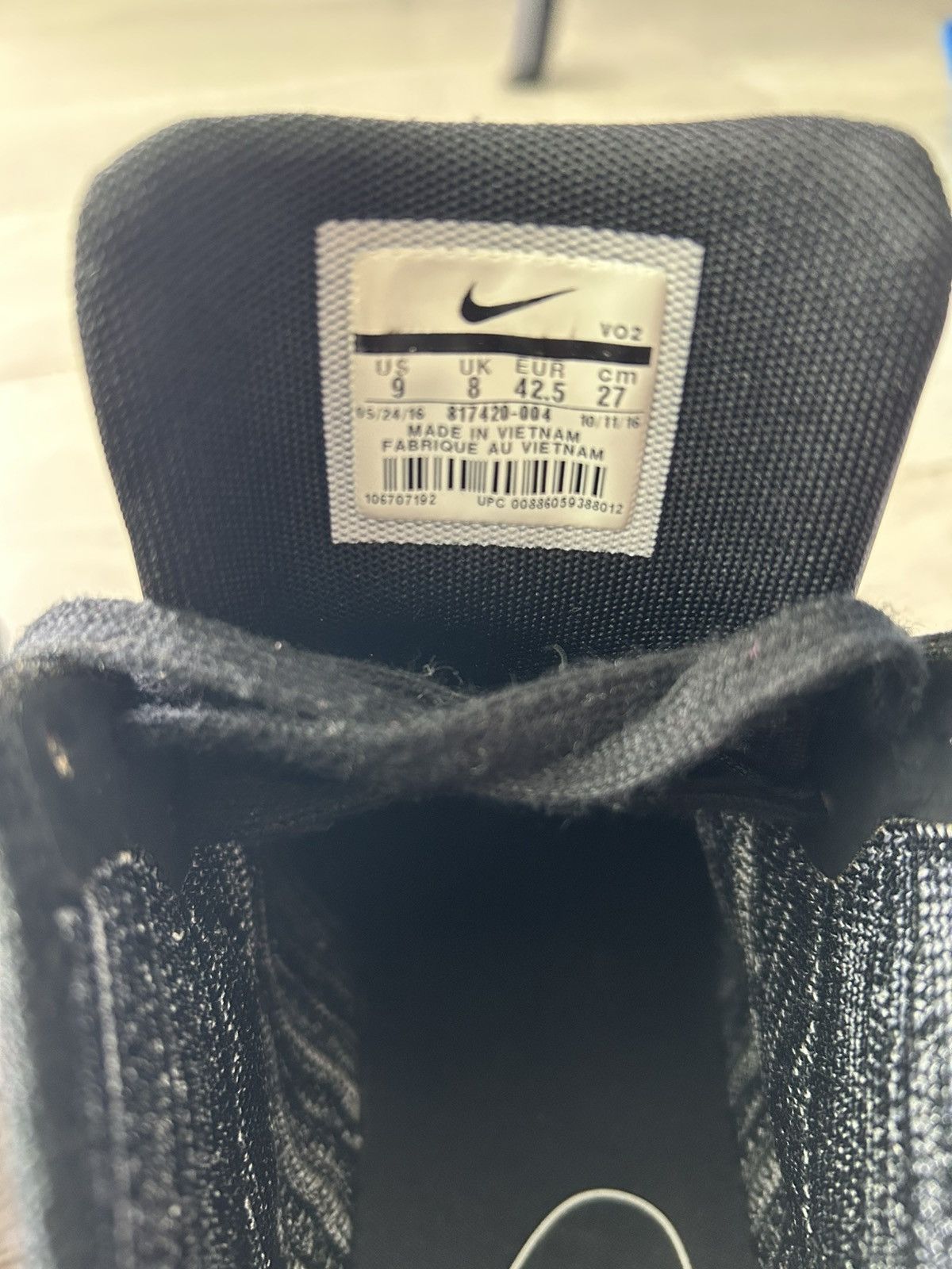 Nike Air Force 1 Ultra Flyknit Mid ‘Oreo’ 2016 Size US 9 / EU 42 - 8 Thumbnail