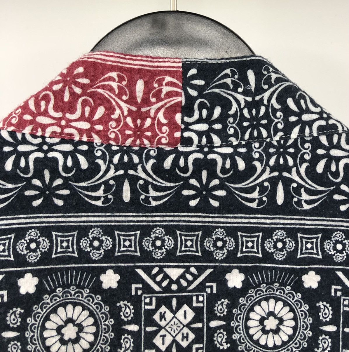 Kith Defective Kith SS20 Patchwork Bandana Red Blue Gi Large Size US L / EU 52-54 / 3 - 8 Thumbnail