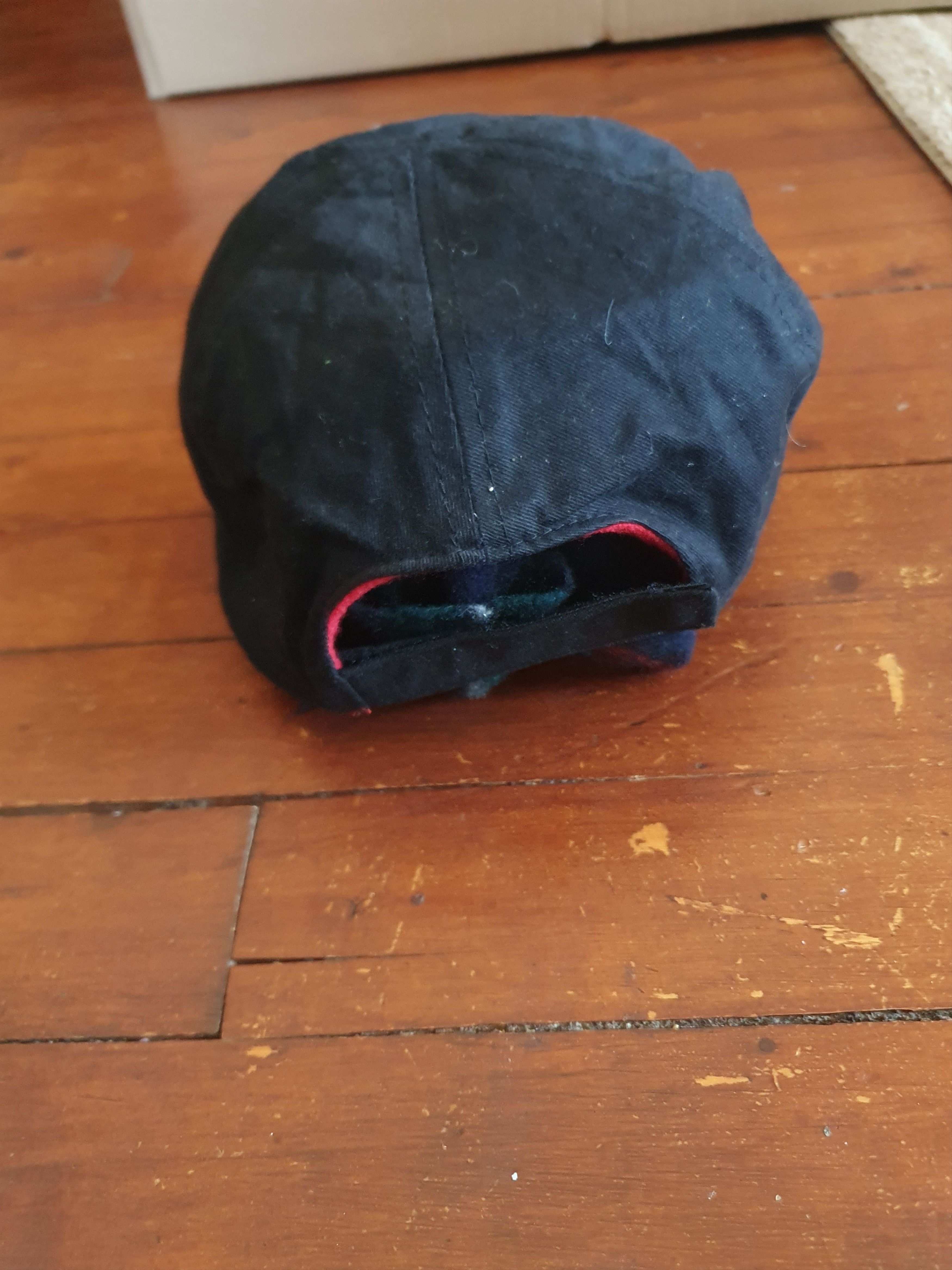 Mercedes-Benz × Vintage Mercedes Benz Vtg Reversible Racing Fleece Strapback Hat Cap Size ONE SIZE - 8 Thumbnail
