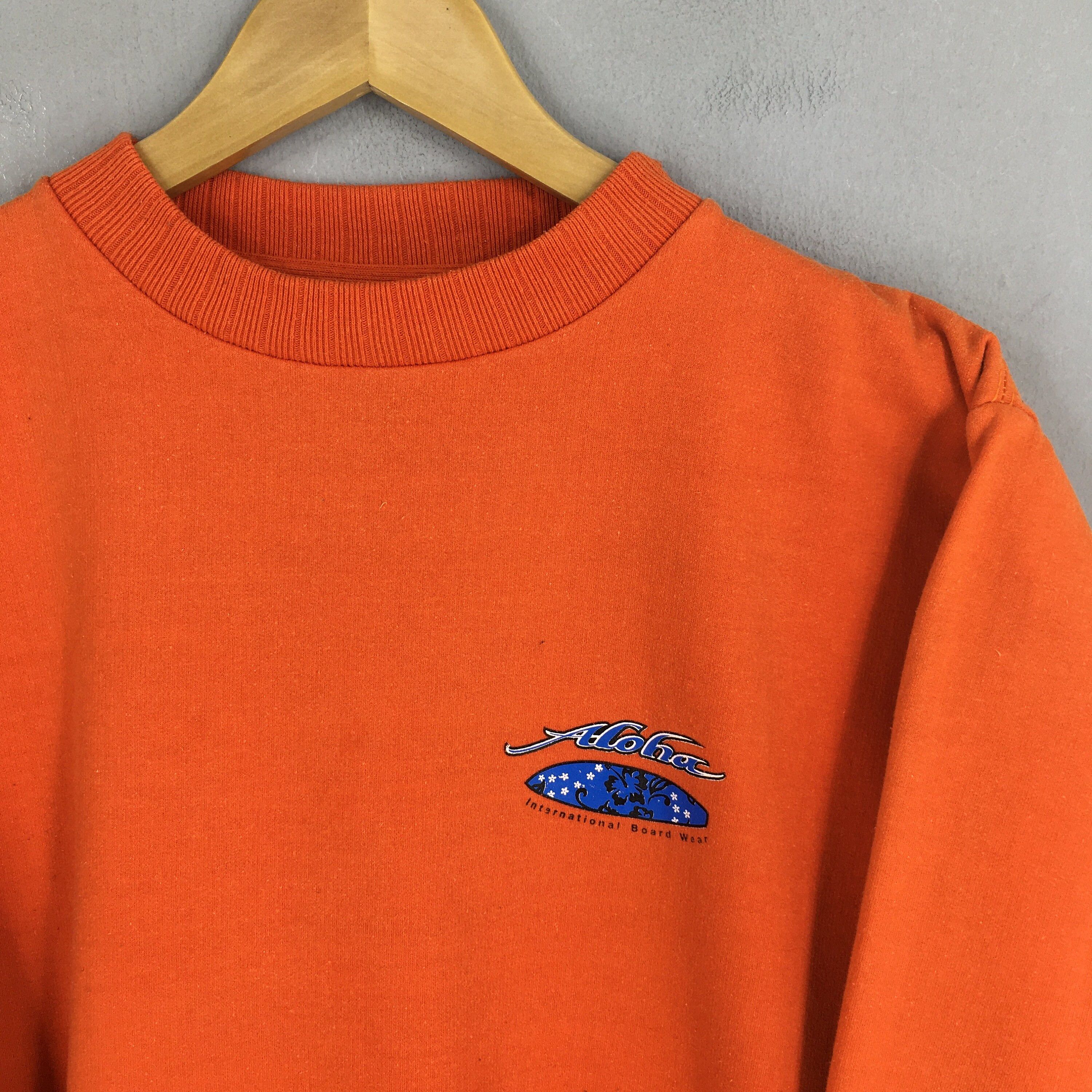 Vintage Vintage 90s Aloha Australia Orange Sweatshirt Medium Size US M / EU 48-50 / 2 - 4 Thumbnail