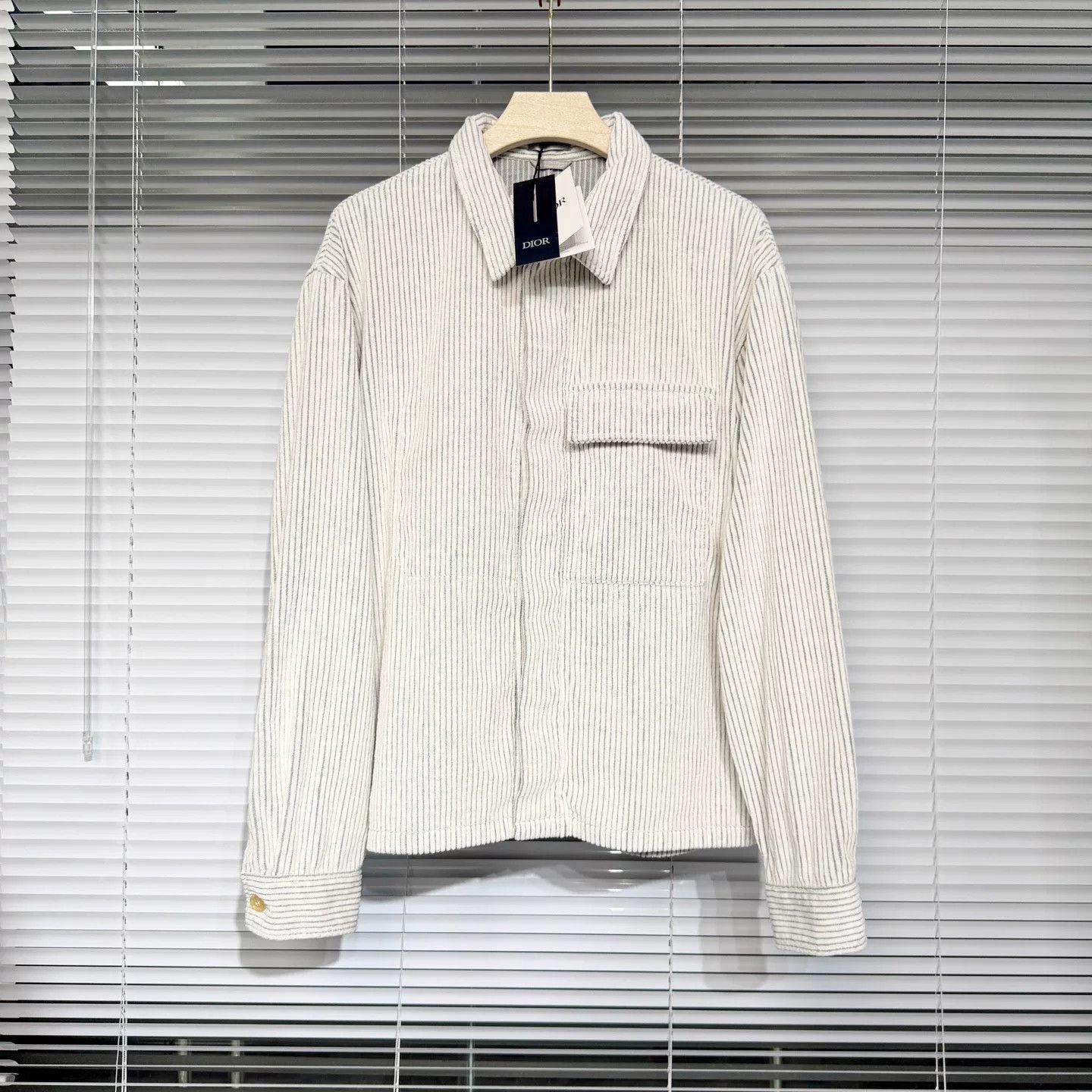 Dior new dior corduroy jacket with stripes Size US L / EU 52-54 / 3 - 1 Thumbnail