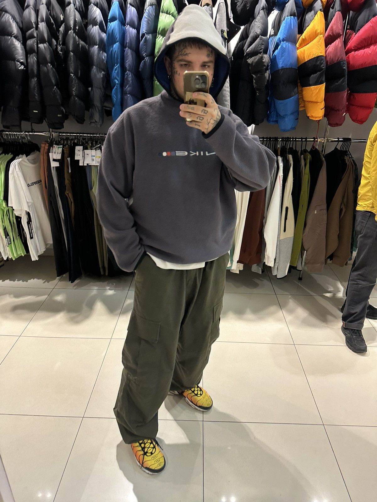 Nike × Vintage Nike fleece vintage ninja Size US L / EU 52-54 / 3 - 20 Thumbnail