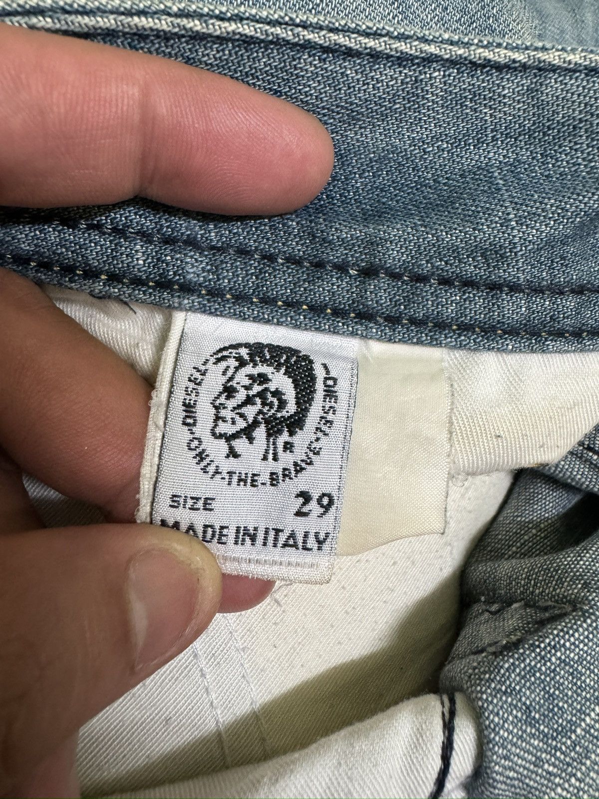 Diesel Diesel Zathan Regular Bootcut Light Wash Denim Jeans Y2K Size US 30 / EU 46 - 12 Thumbnail