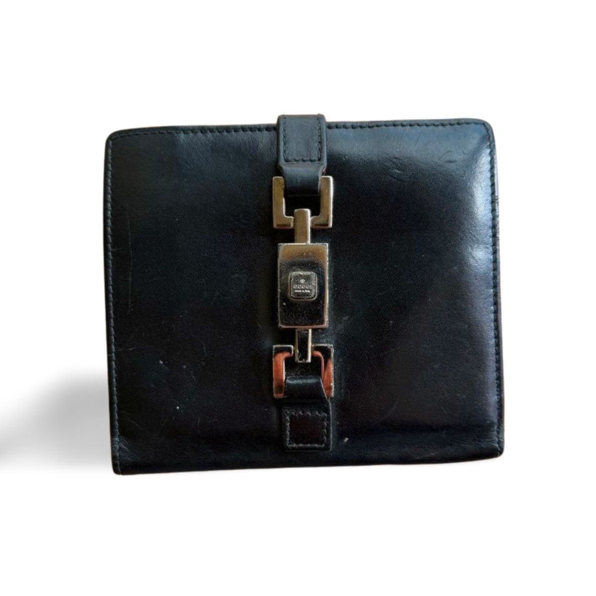 Gucci Vintage Gucci Leather Clasp Wallet Size ONE SIZE - 3 Thumbnail
