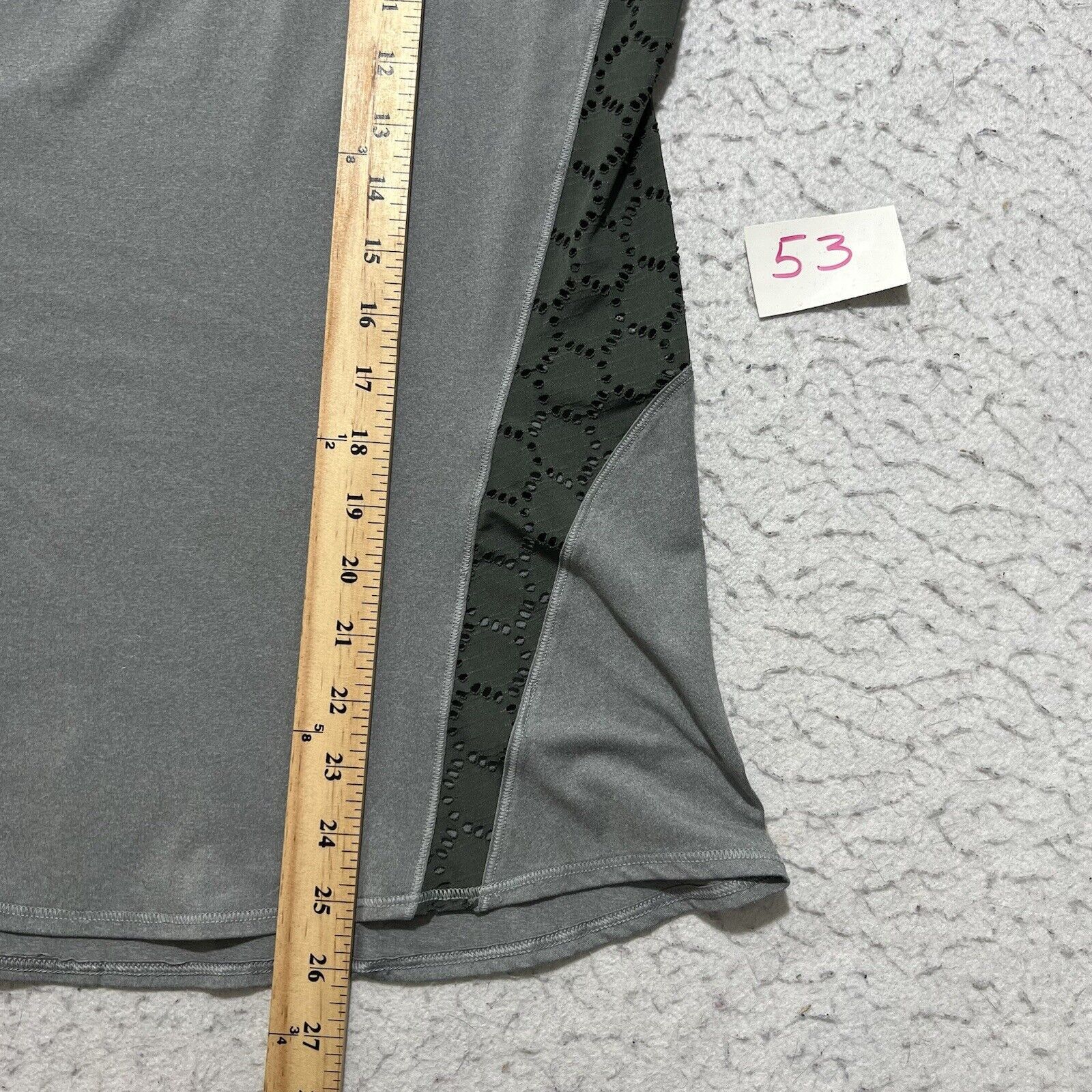 Gap Athleta Racerback Tank Top Sleeveless Gray Pullover Stretch Size S / US 4 / IT 40 - 7 Thumbnail