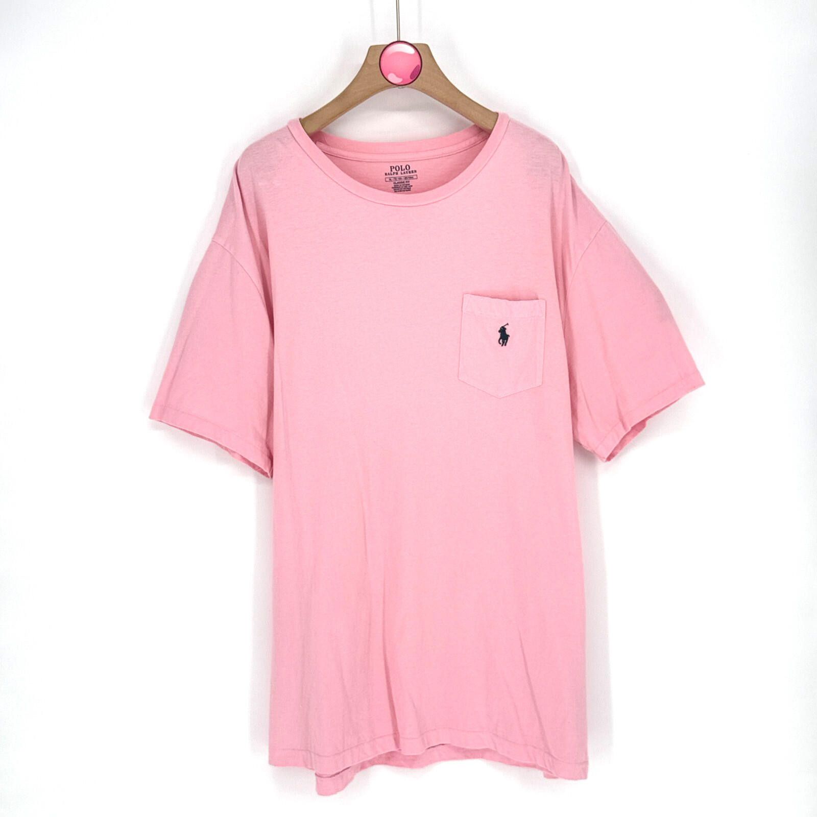 Polo Ralph Lauren Polo Ralph Lauren Pocket Tee Heathered Pink Men’s XL Size US XL / EU 56 / 4 - 1 Thumbnail