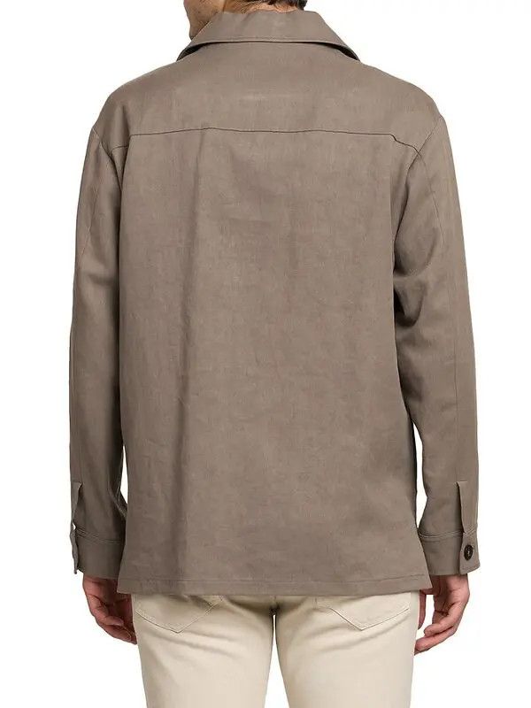 Loro Piana o1srvl11e0924 Andre Overshirt in Grey Size US L / EU 52-54 / 3 - 8 Thumbnail