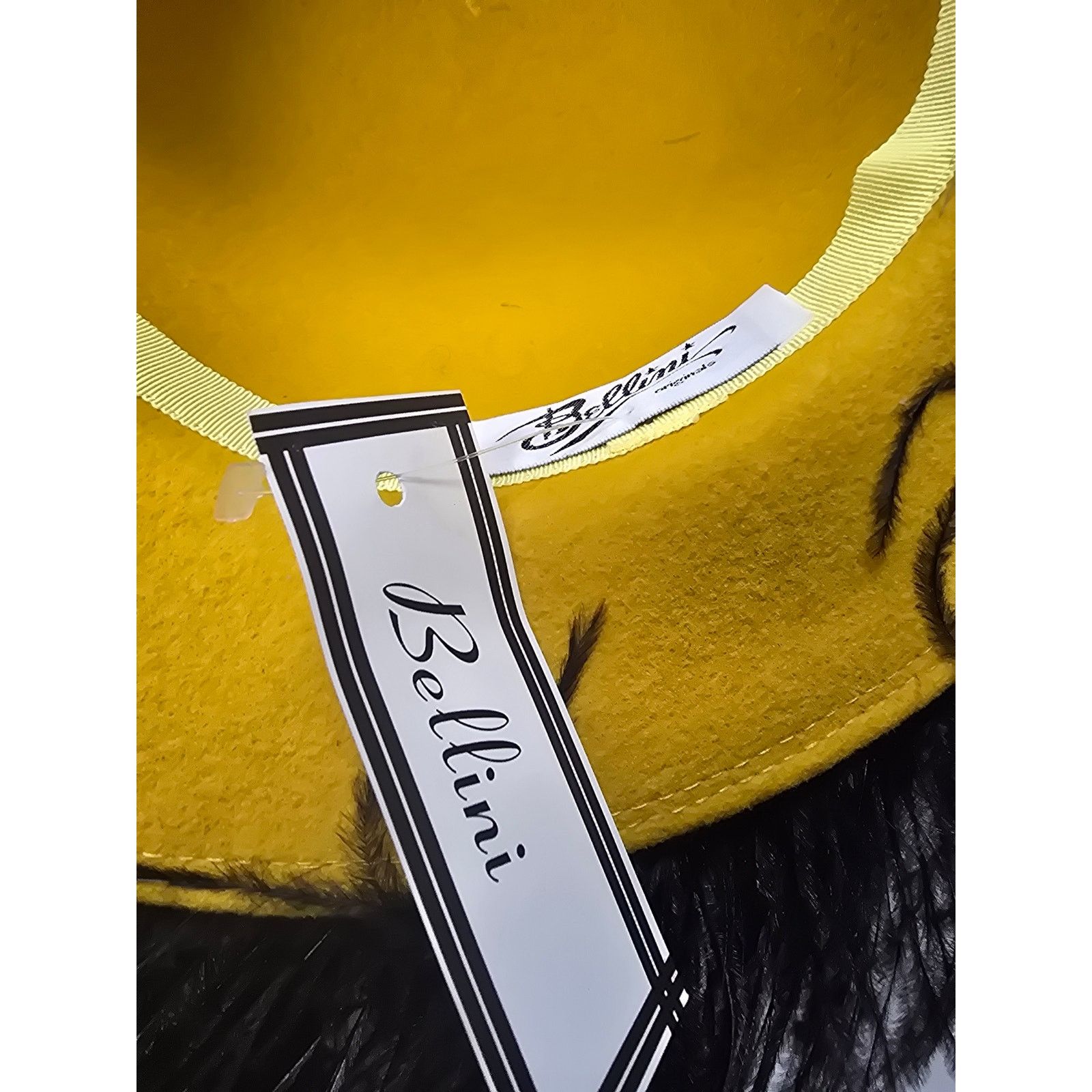 Other Bellini Originals Hat, Mustard Yellow & Black, Size 22 inch Size ONE SIZE - 6 Thumbnail