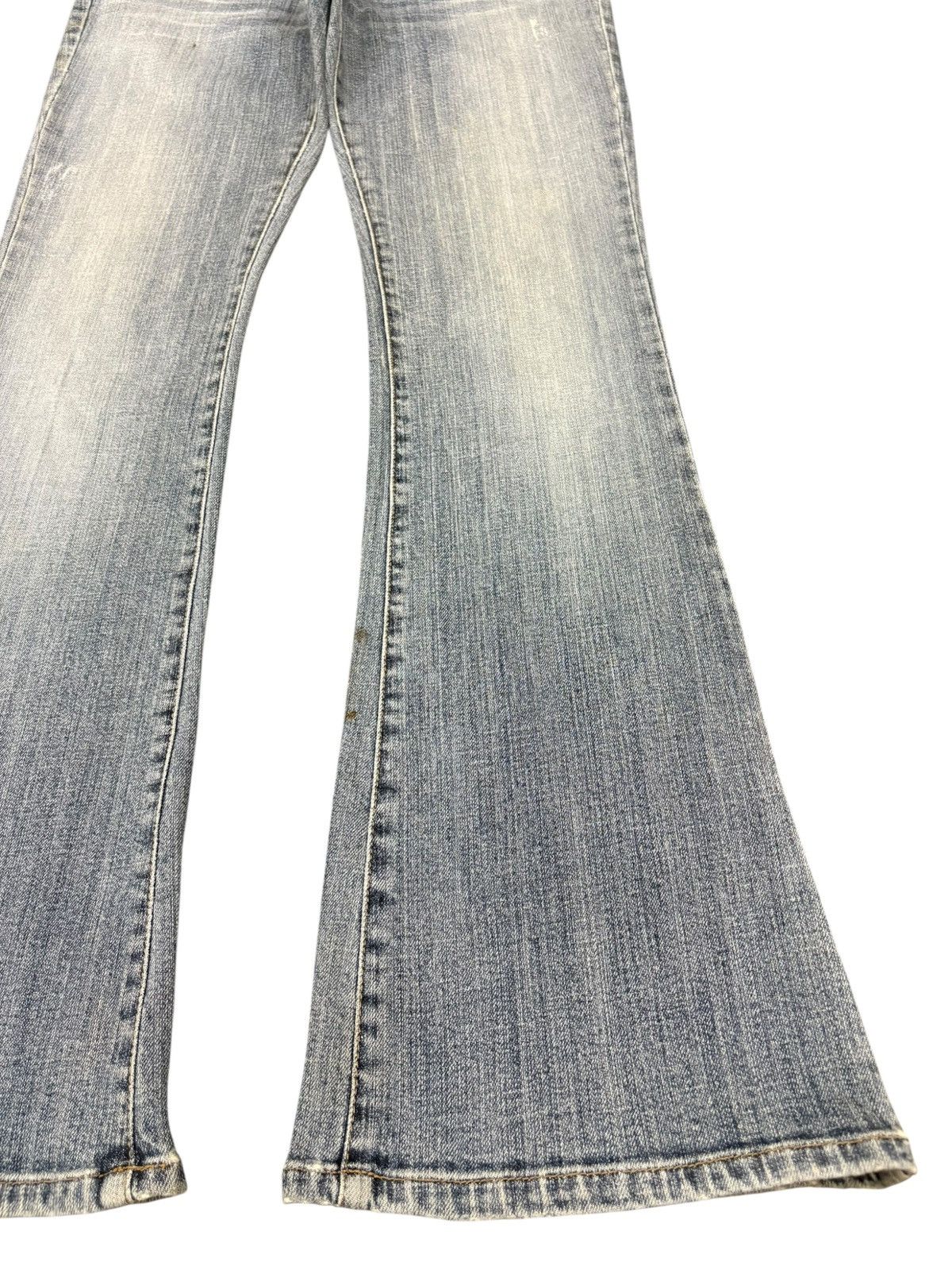 Other Vintage Japanese Oririn Faded Wash Flare Jeans Size 31" - 7 Thumbnail