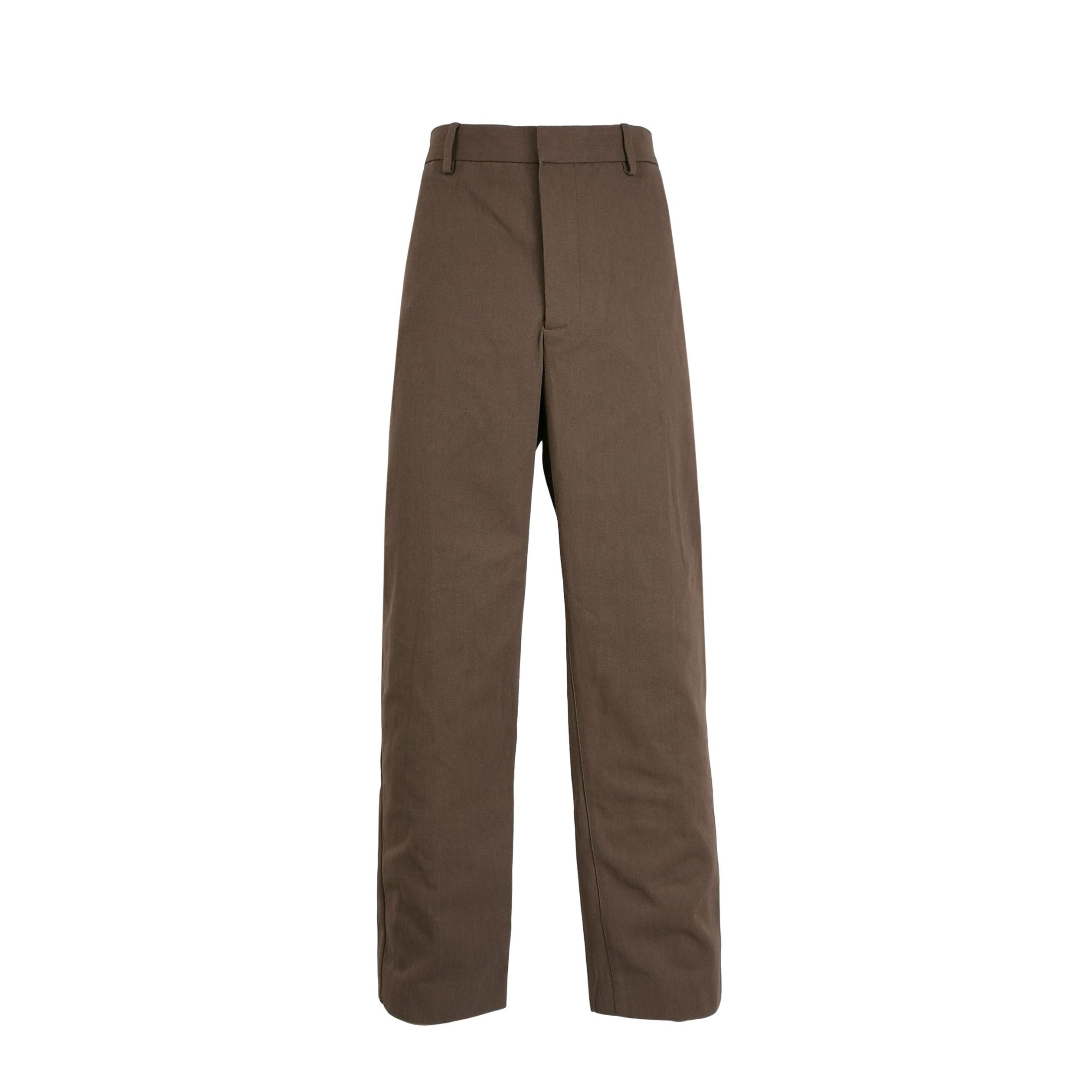 Acne Studios Acne Studios Brown Cotton Blend Trousers Size 36 Size US 36 / EU 52 - 1 Thumbnail