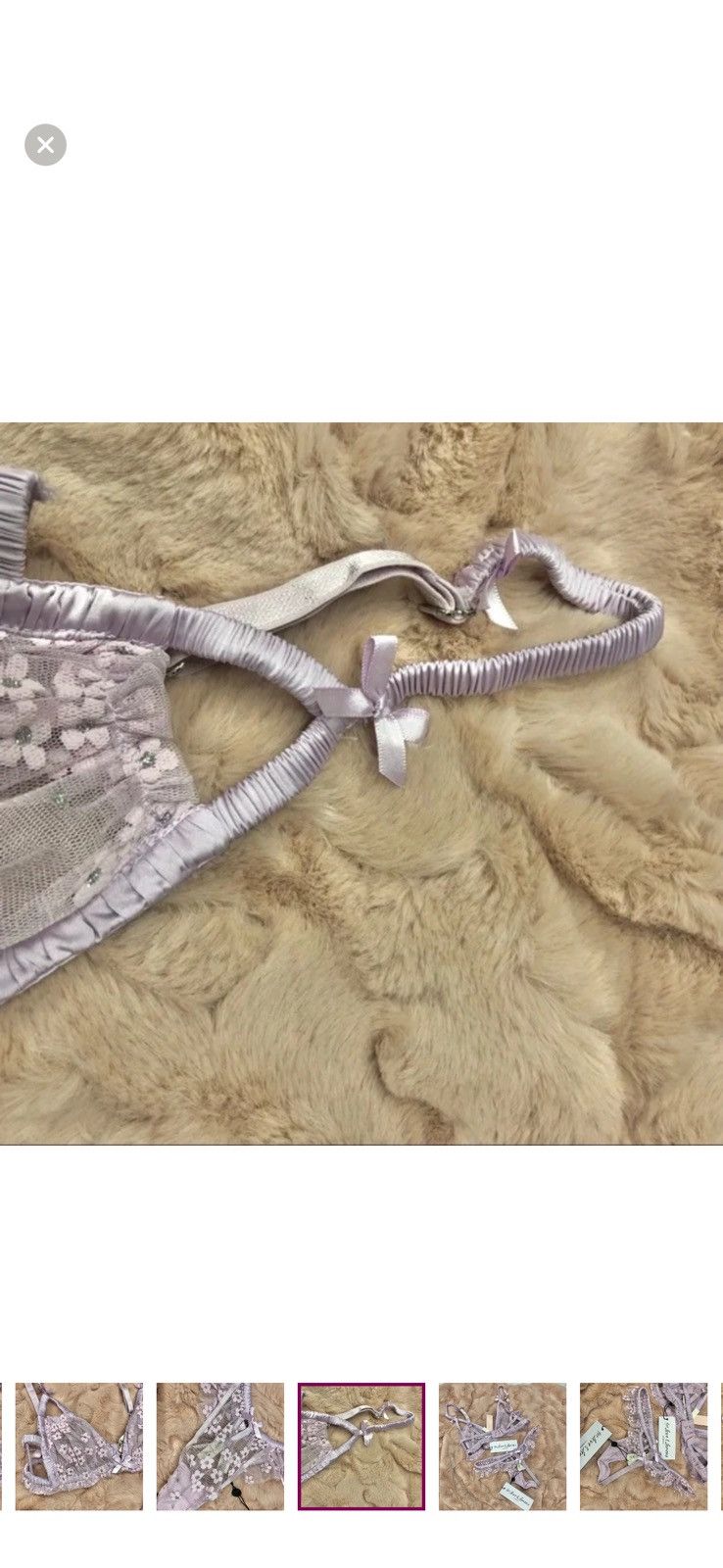 For Love & Lemons Ditsy Shimmer Set XS NWOT Size ONE SIZE - 7 Thumbnail