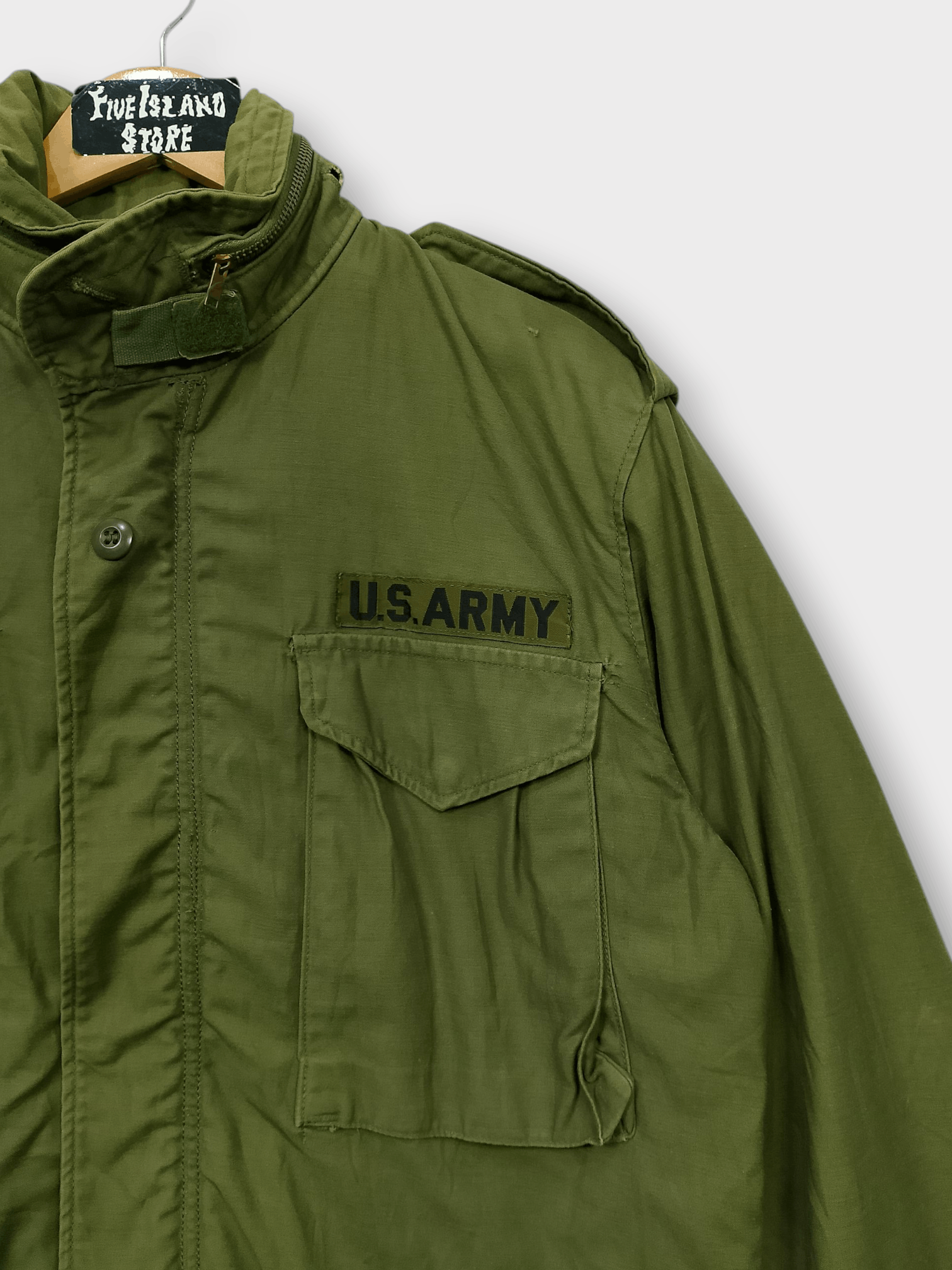 Vintage Original 1973 U.S. Army M-65 Field Jacket Vietnam War Era Size US M / EU 48-50 / 2 - 6 Thumbnail