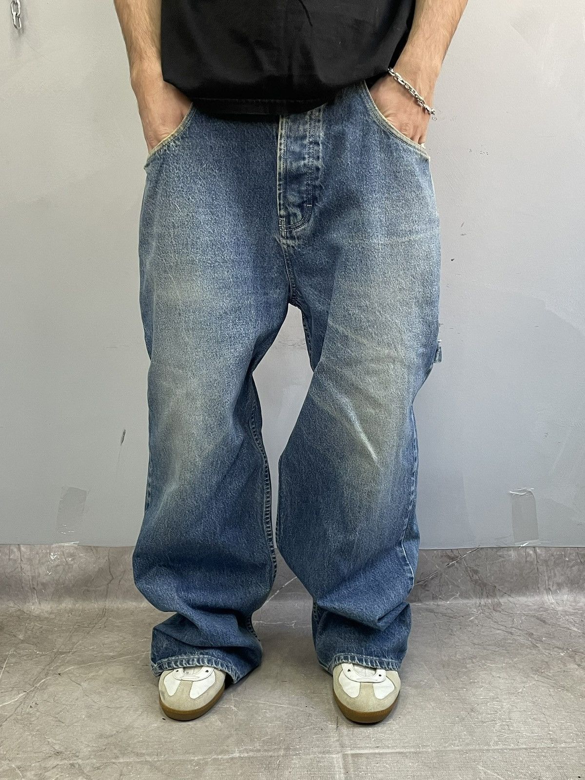JNCO JNCO STYLE Y2K Vintage Wide Leg BAGGY Denim Jeans 90s USA Size US 33 - 9 Thumbnail