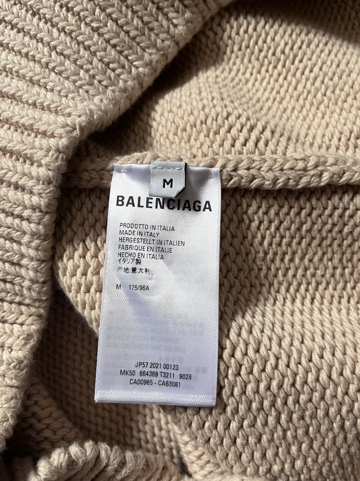Balenciaga Balenciaga BB crown logo beige sweater Size US M / EU 48-50 / 2 - 7 Thumbnail