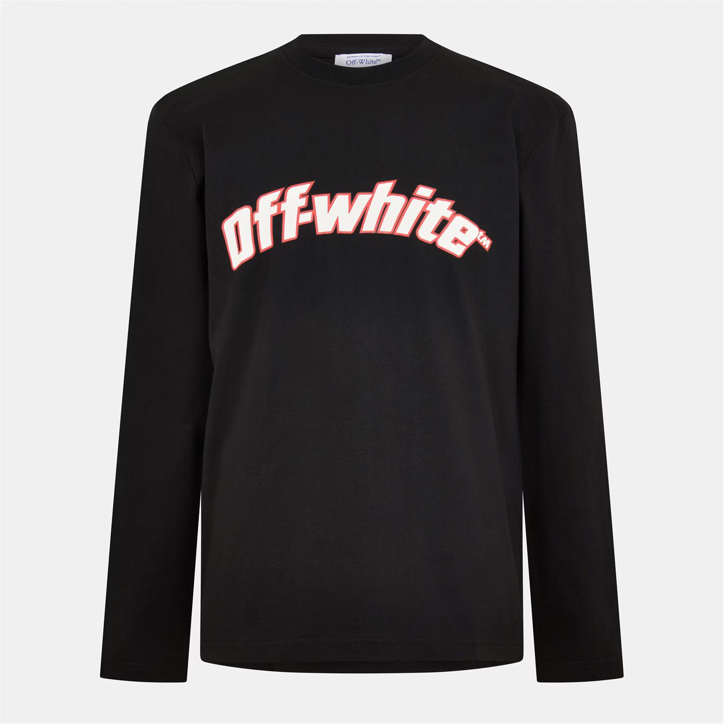 Off-White o1g2r1mq0226 Logo Skate Long Sleeve T-Shirt In Black Size US XXL / EU 58 / 5 - 1 Thumbnail