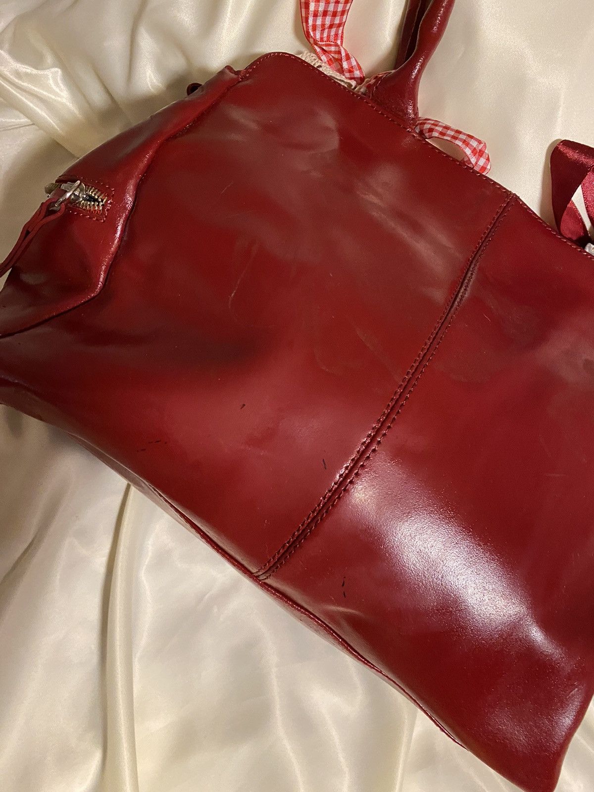 Vintage Vintage coquette leather red shoulder bag Size ONE SIZE - 7 Thumbnail