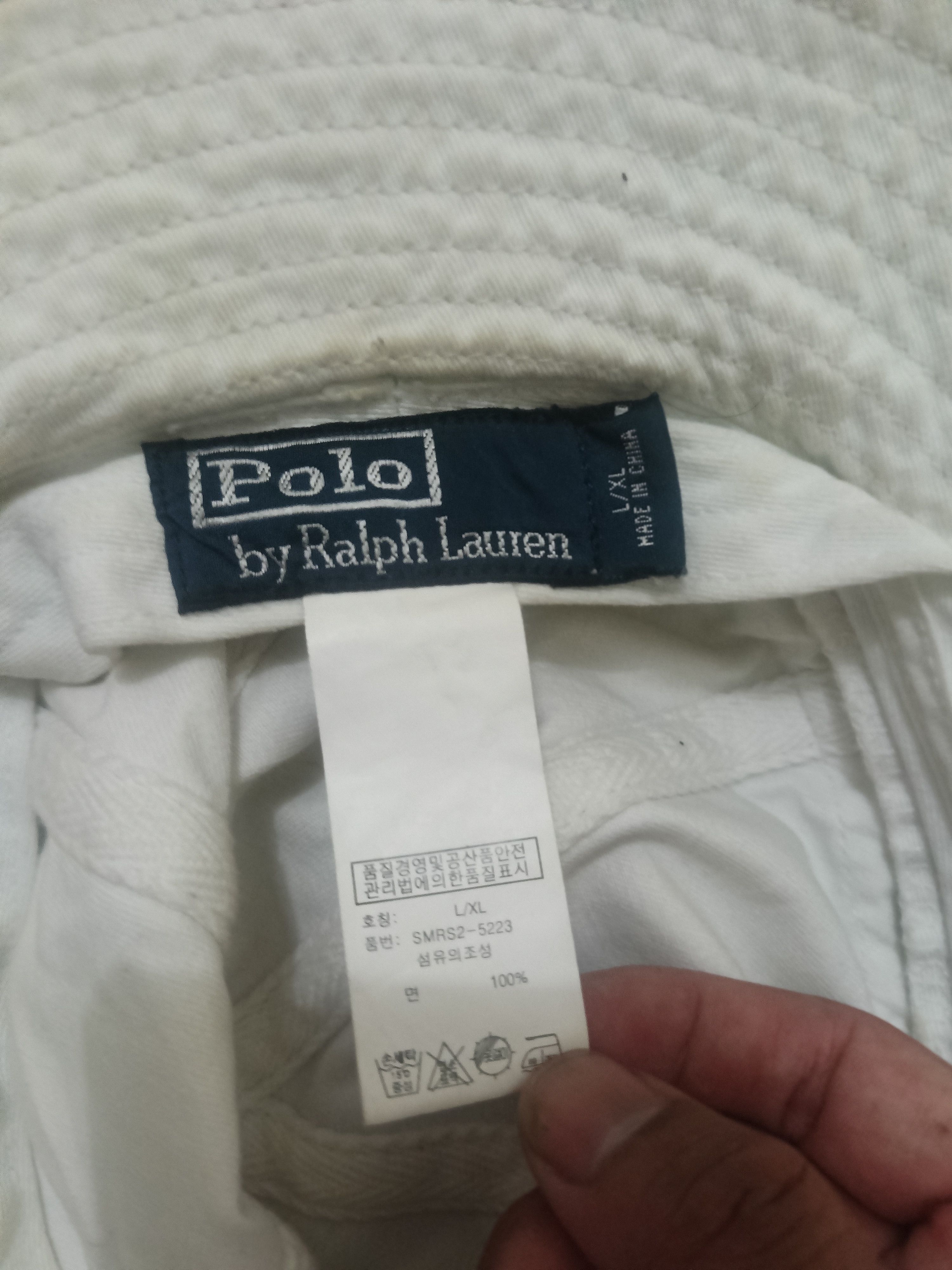 Polo Ralph Lauren Vtg Distressed Polo Ralph Lauren Bucket Hat anchor Logo Size ONE SIZE - 10 Thumbnail