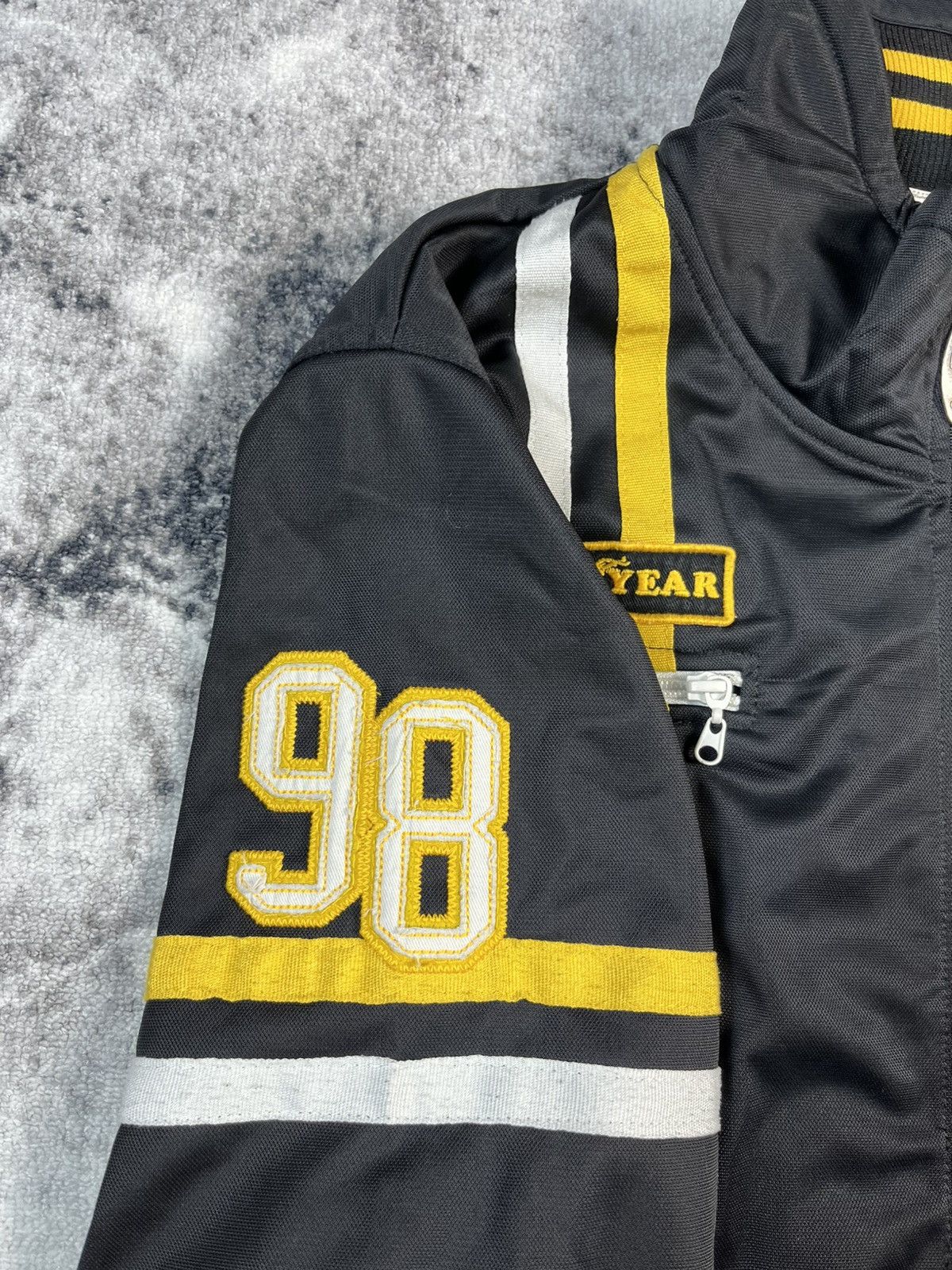 Other Goodyear Racing Jacket Black Yellow Motorsport Y2K Size US XXL / EU 58 / 5 - 13 Thumbnail
