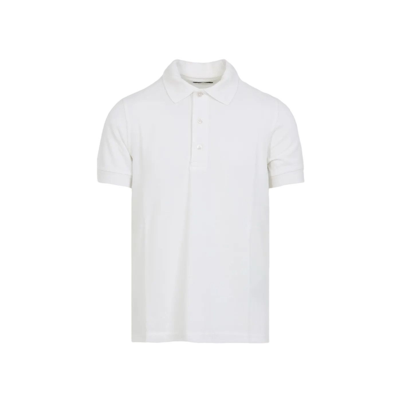 TOM FORD White Lyocell Polo Shirt New & Authentic (Men's siz