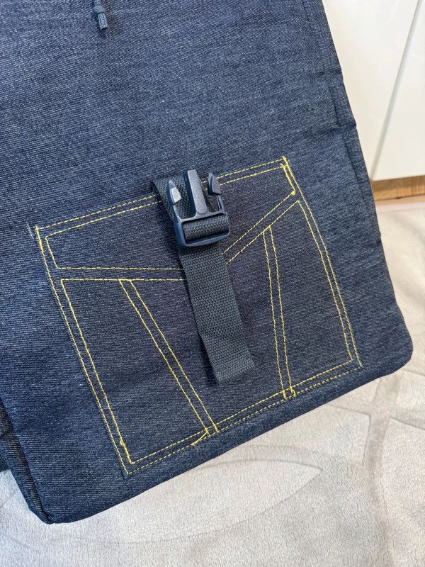 Jean Paul Gaultier Jean Paul Gaultier pour VOUS Backpack Navy denim bag new Size ONE SIZE - 7 Thumbnail