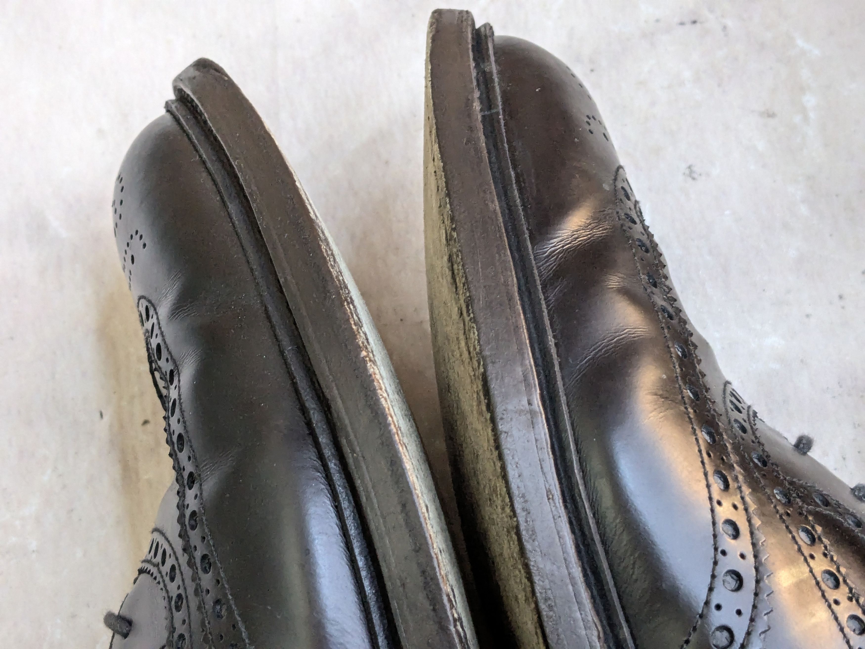 Prada Prada Wingtip Brogues Dark Brown 12.5 Leather Size US 12.5 / EU 45-46 - 12 Thumbnail