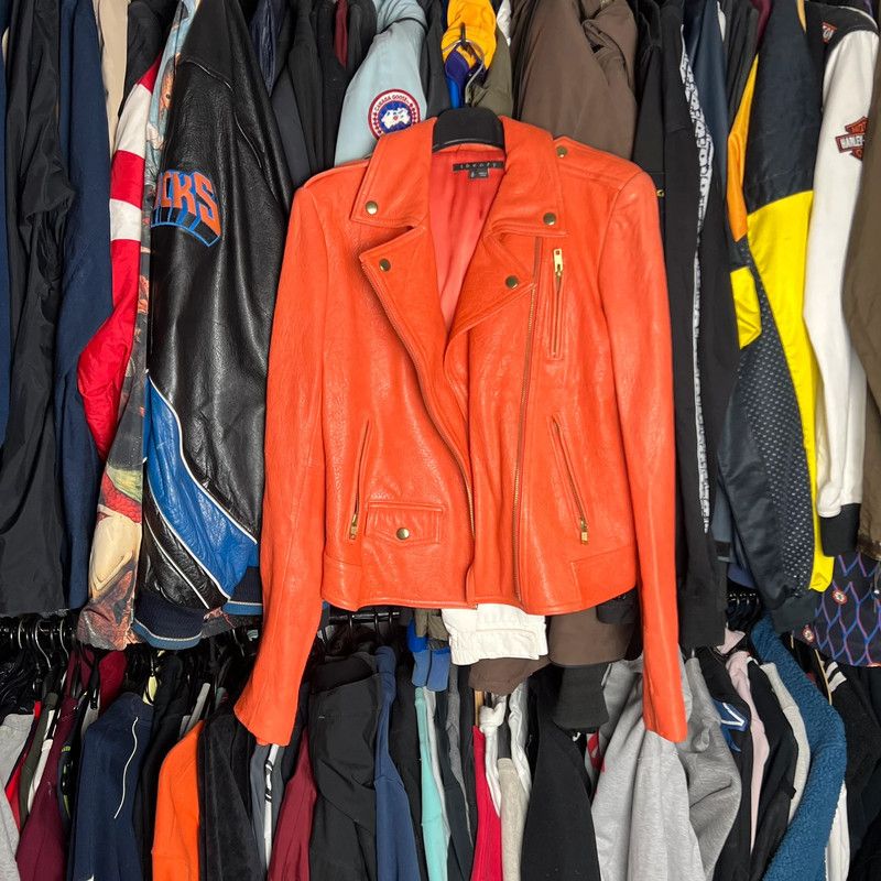 Theory biker jacket Theory Elenian Juno leather lamb S Size S / US 4 / IT 40 - 7 Thumbnail