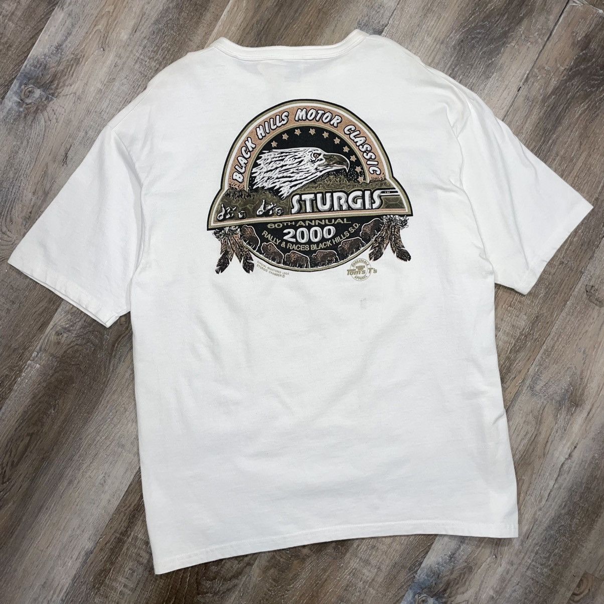 Harley Davidson 2000 Sturgis Rally Harley Davidson Vintage Biker Tee Mens XL Size US XL / EU 56 / 4 - 1 Thumbnail