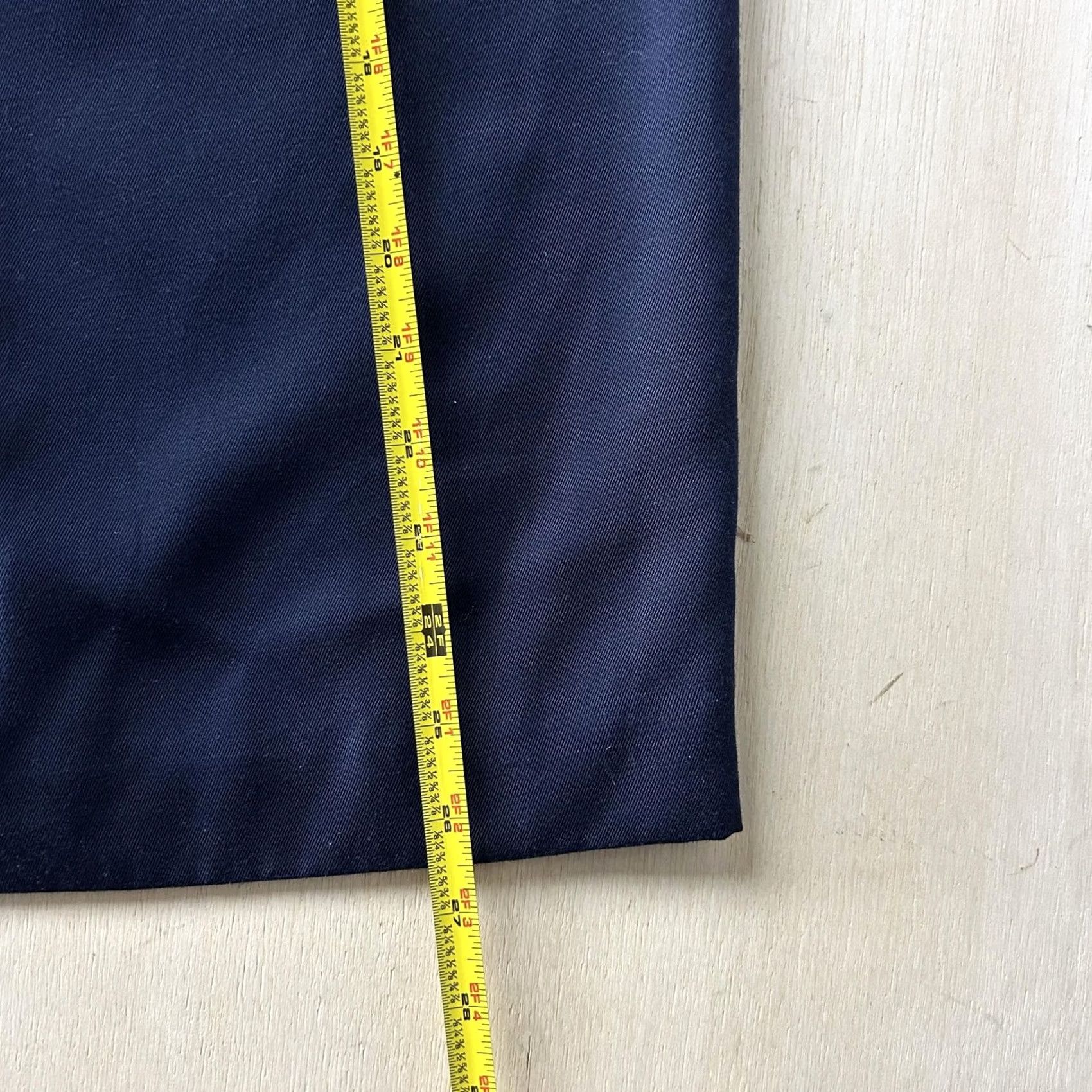 Vintage VINTAGE Blue Skirt Womens 14 Pencil Knee Length Lined Workwear Office Career Size 36" / US 14 / IT 50 - 5 Thumbnail