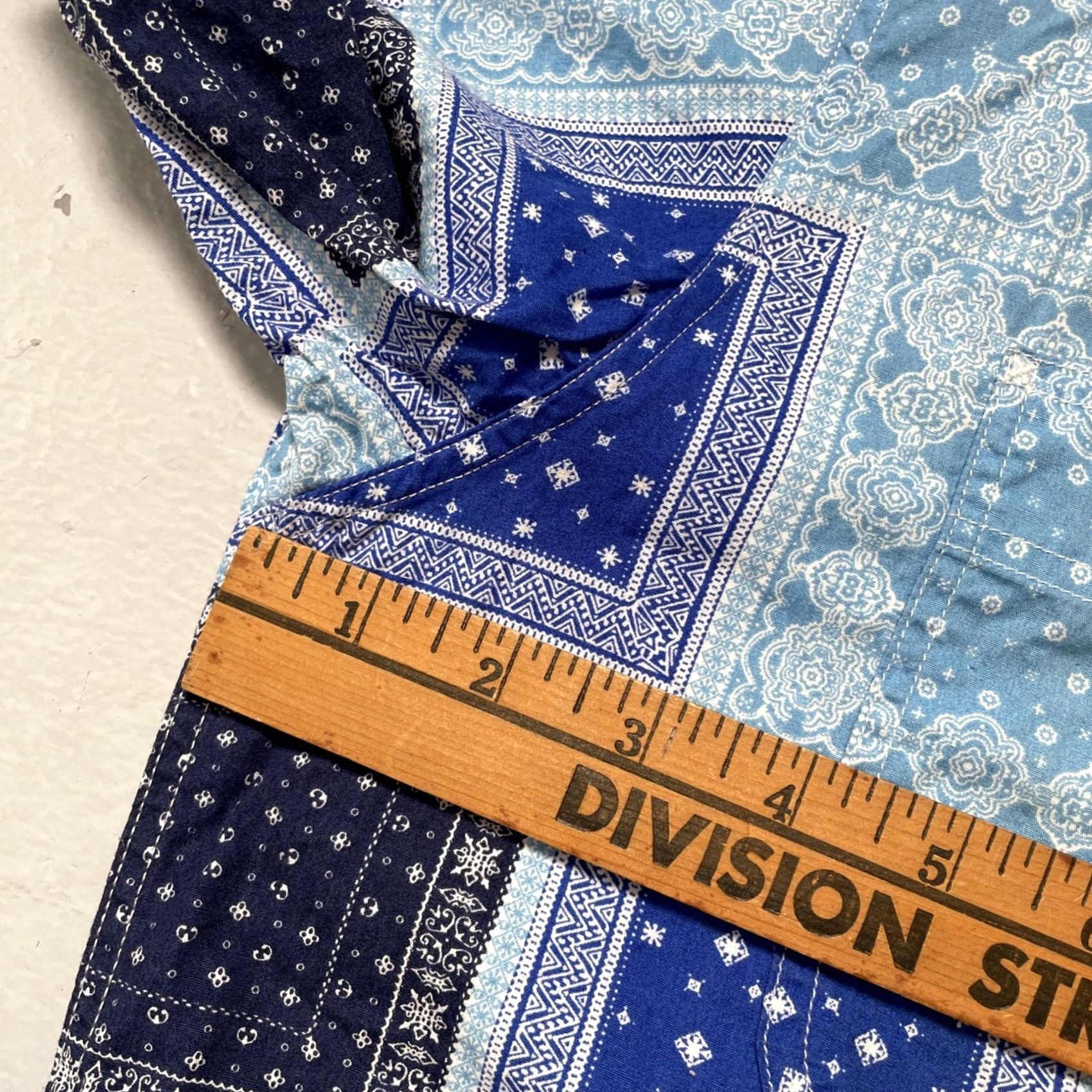 Sugar Cane Sugar Cane Work Shirt M Paisley Pattern Patchwork Light Made In Japan Size US M / EU 48-50 / 2 - 2 Thumbnail