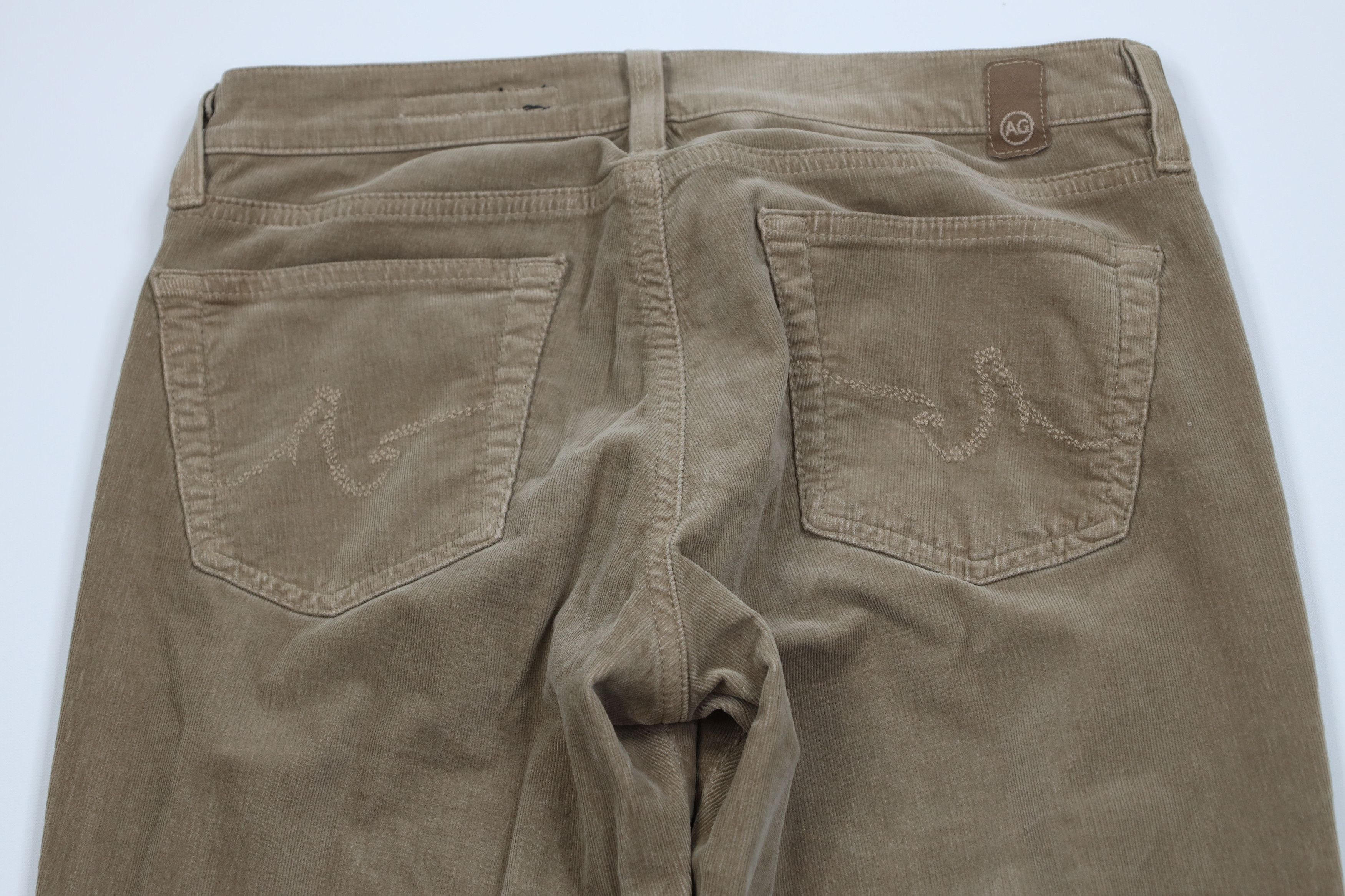 AG Adriano Goldschmied Adriano Goldschmied Stretch Flared Wide Leg Corduroy Pants Size 30" / US 8 / IT 44 - 11 Thumbnail