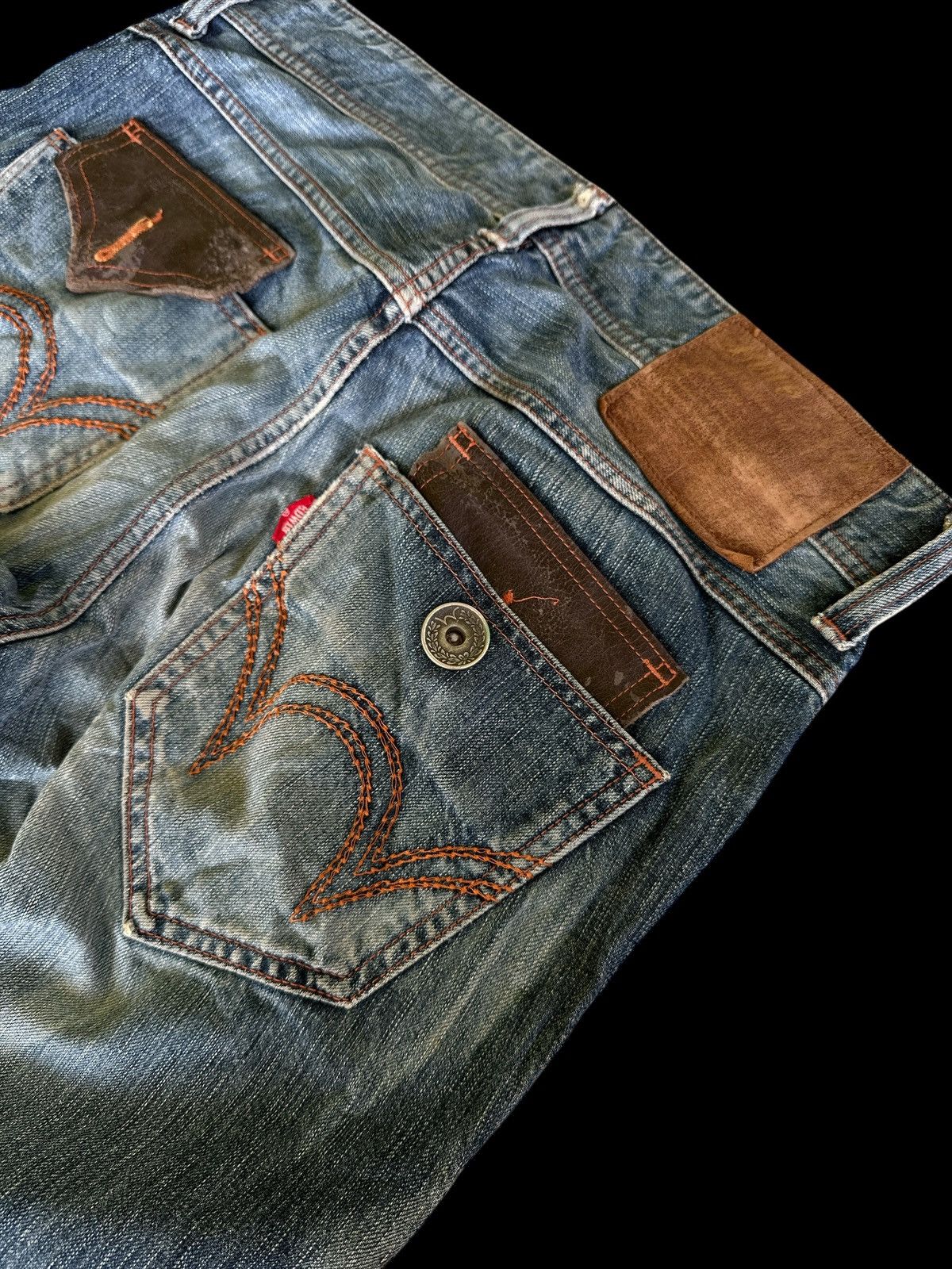 Kapital Flare 💥 Edwin Bluewashed Bootcut 💥 Size US 33 - 7 Thumbnail