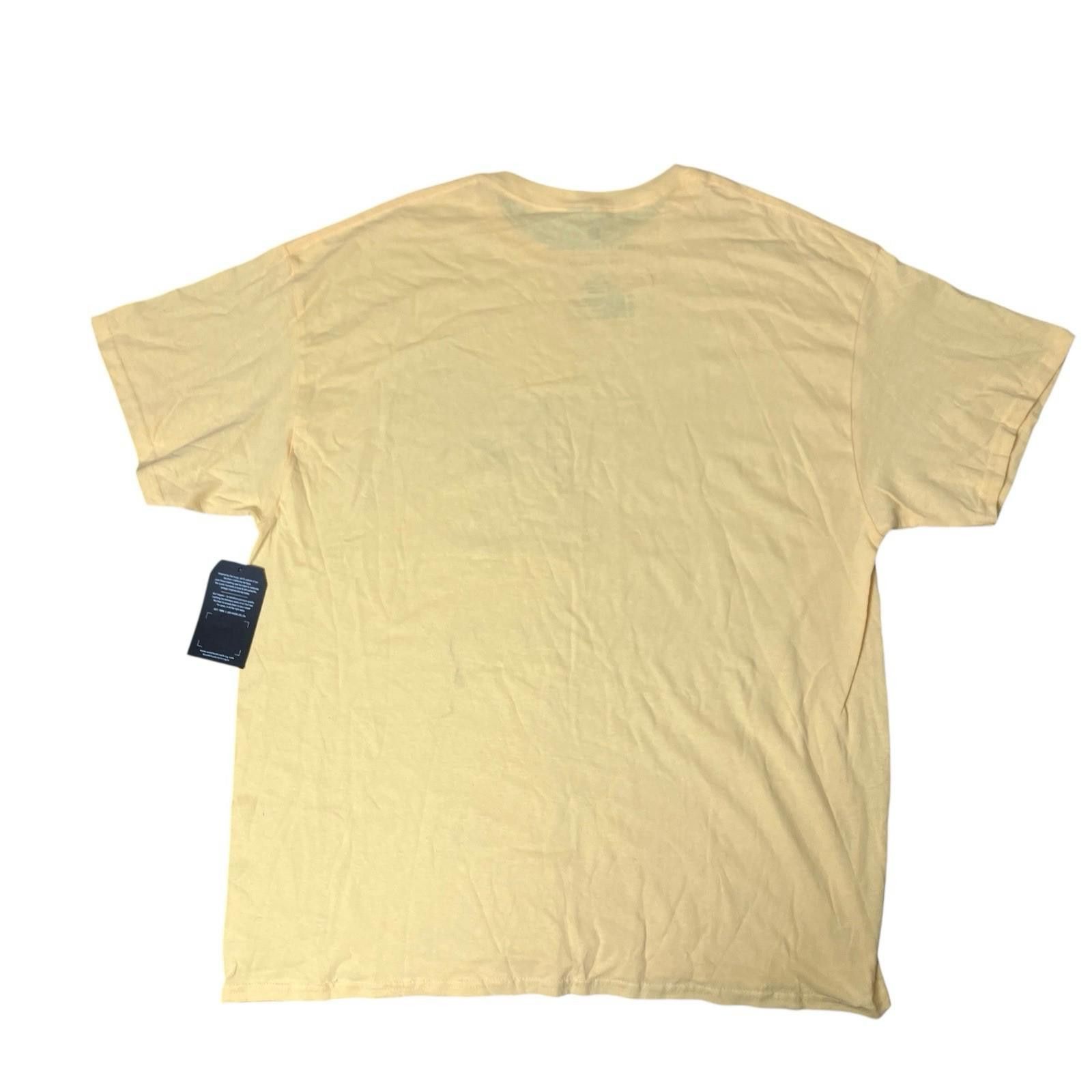 Junk Food Junk Food T-Shirt Mens L Yellow Hawaii Tropical Palm Trees Size US L / EU 52-54 / 3 - 8 Thumbnail