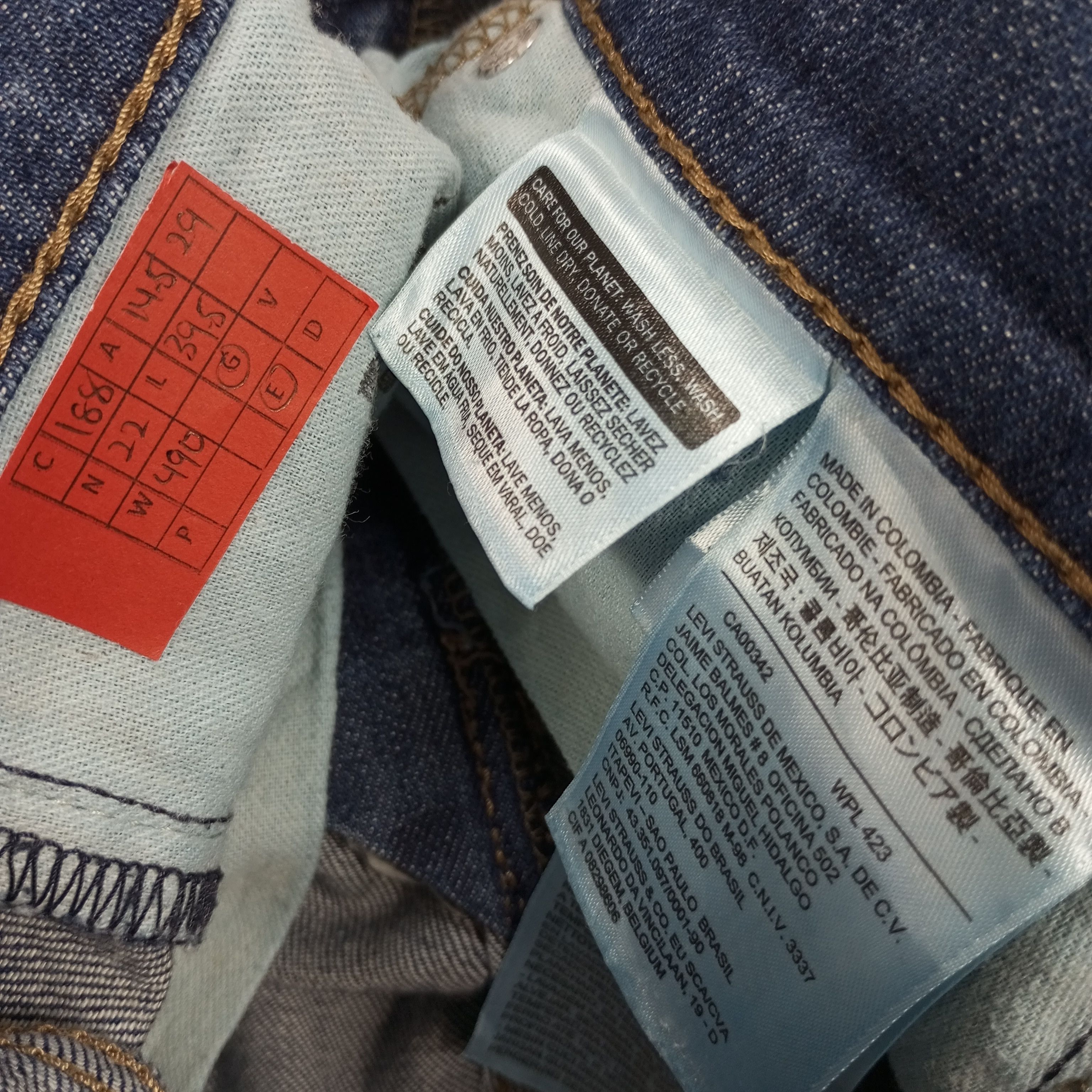 Levi's × Vintage Levis Streetwear Rock Punk Style Distressed Jeans Size 29" - 13 Thumbnail
