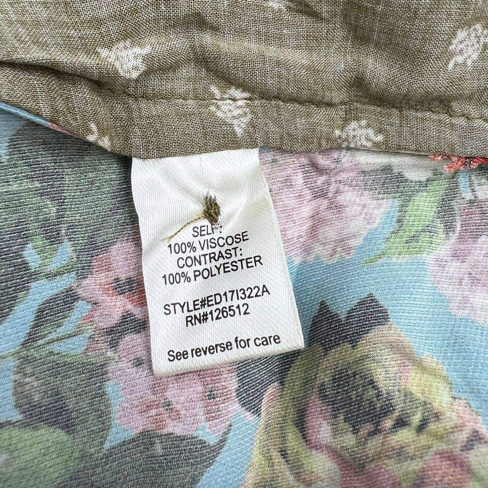 Anthropologie × Other Aratta Silent Journey Button Down Shirt Size M / US 6-8 / IT 42-44 - 7 Thumbnail