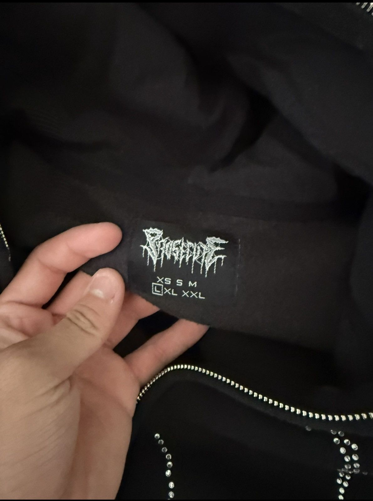 Other Black Zipup Byprosecute Demon P Size Large Size US L / EU 52-54 / 3 - 3 Thumbnail