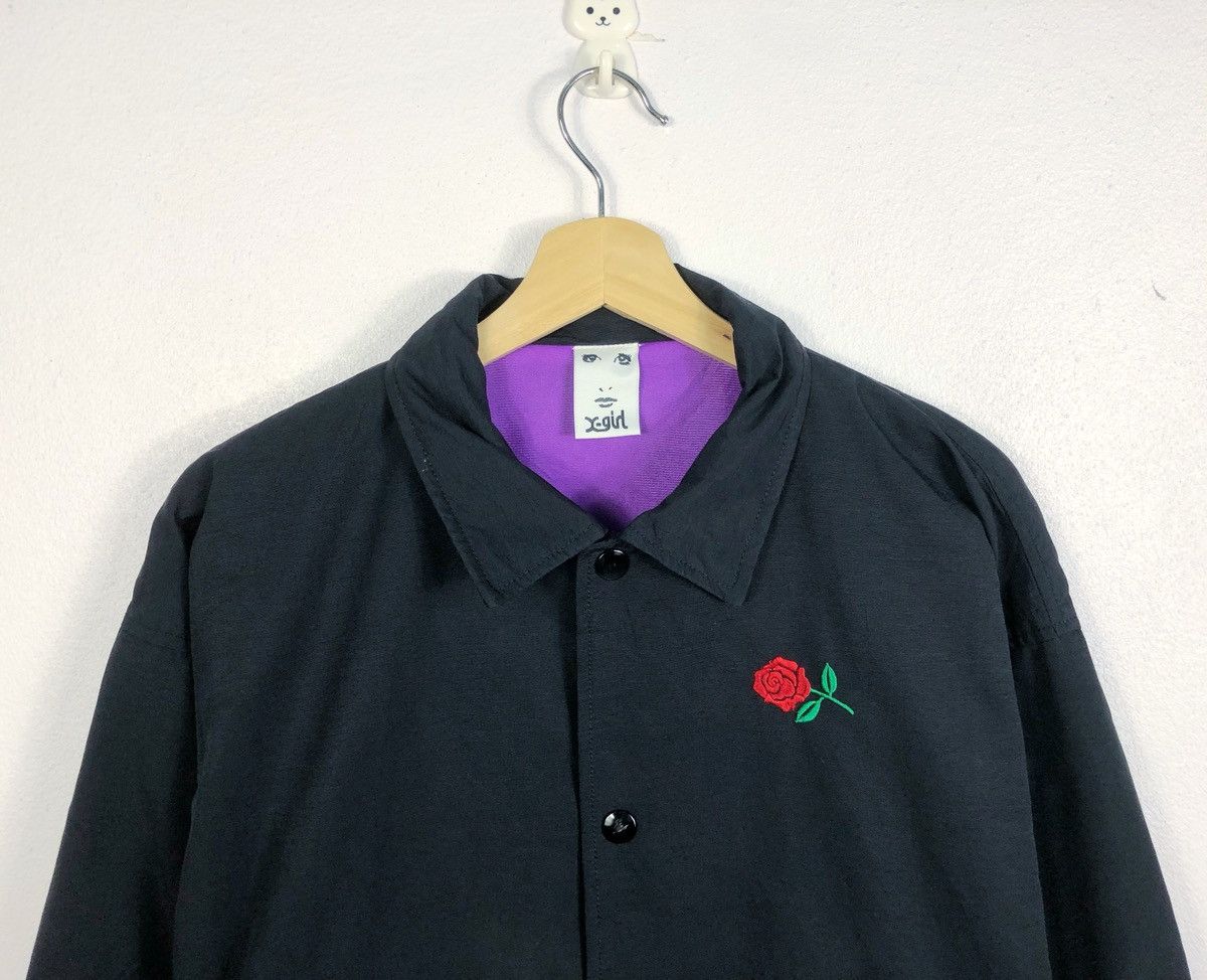 X-Girl Rare X-girl Kim Gordon Sonic Youth Big Logo Button Jacket Size XS / US 0-2 / IT 36-38 - 2 Thumbnail