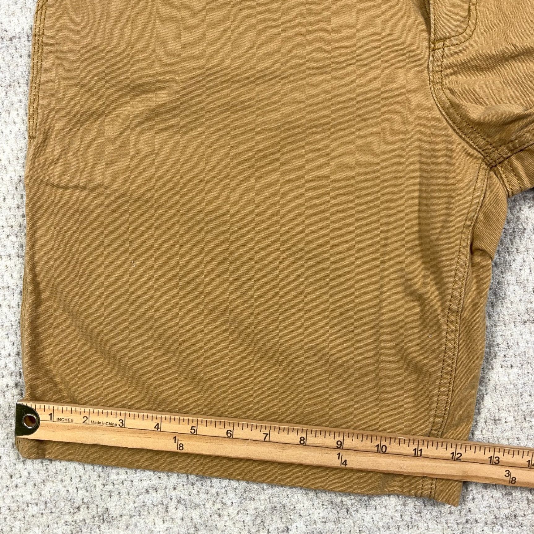 Carhartt Carhartt Shorts Men 40 Tan Brown Duck Canvas Relaxed Fit Rugged Flex Utility Cargo Pocket Casual Workwear Size US 40 / EU 56 - 5 Thumbnail