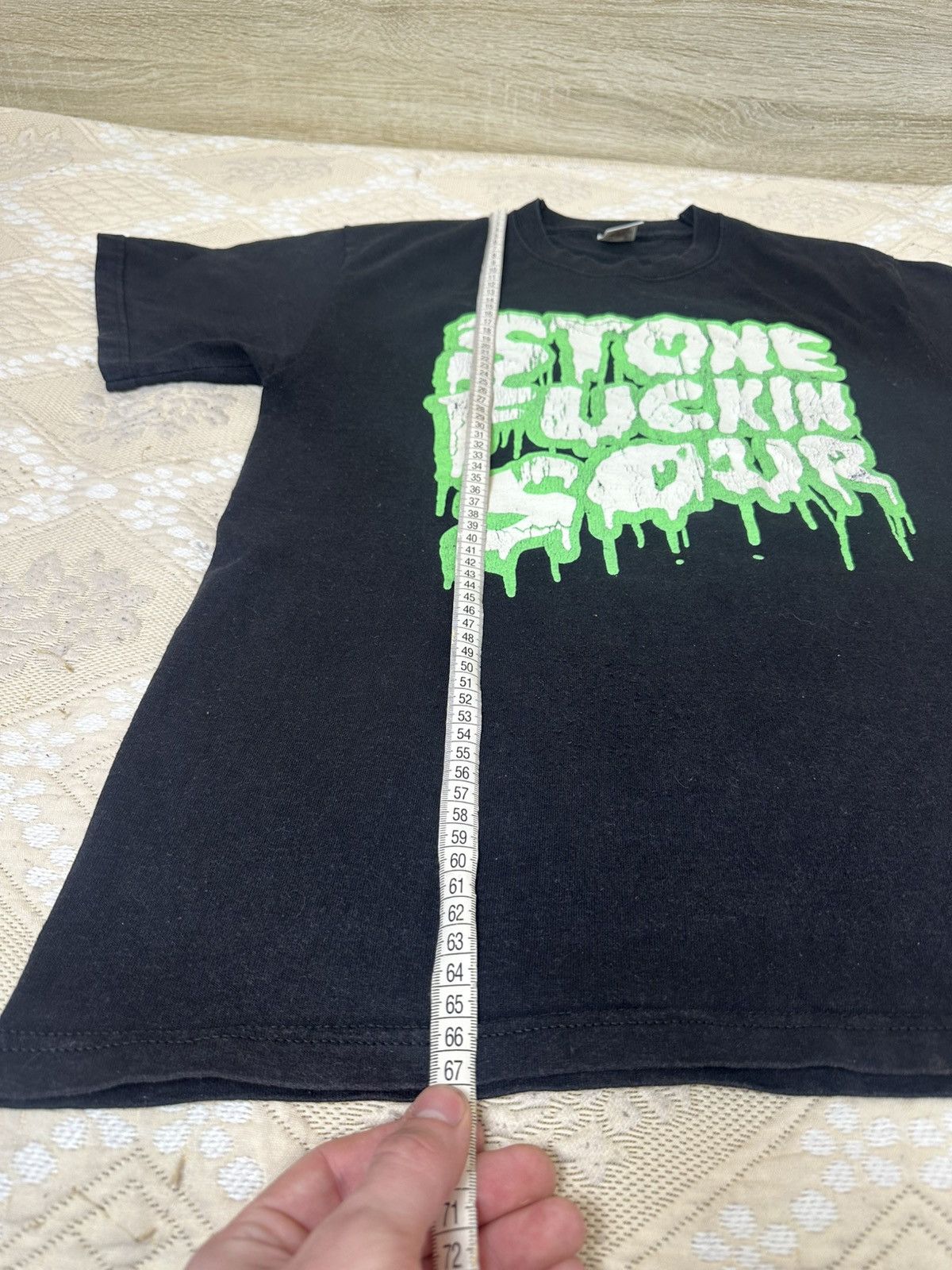 Band Tees 🔥 Stone Sour 2010 In Secrecy We Trust Vintage Rock T Shirt Size US M / EU 48-50 / 2 - 12 Thumbnail
