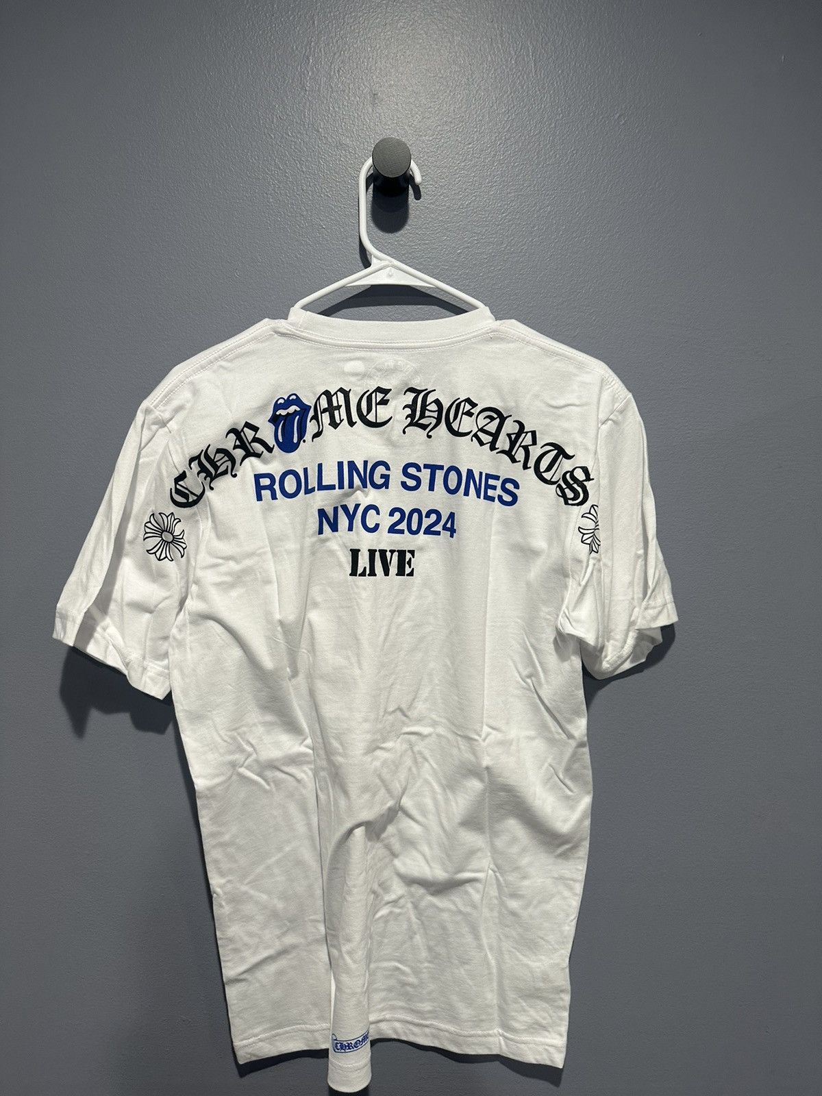 Tシャツ・カットソー Chrome hearts Rolling stones NY 2024 tour S/s tee White Blue Chrome hearts Rolling stones NY 2024 tour L/s tee White blue