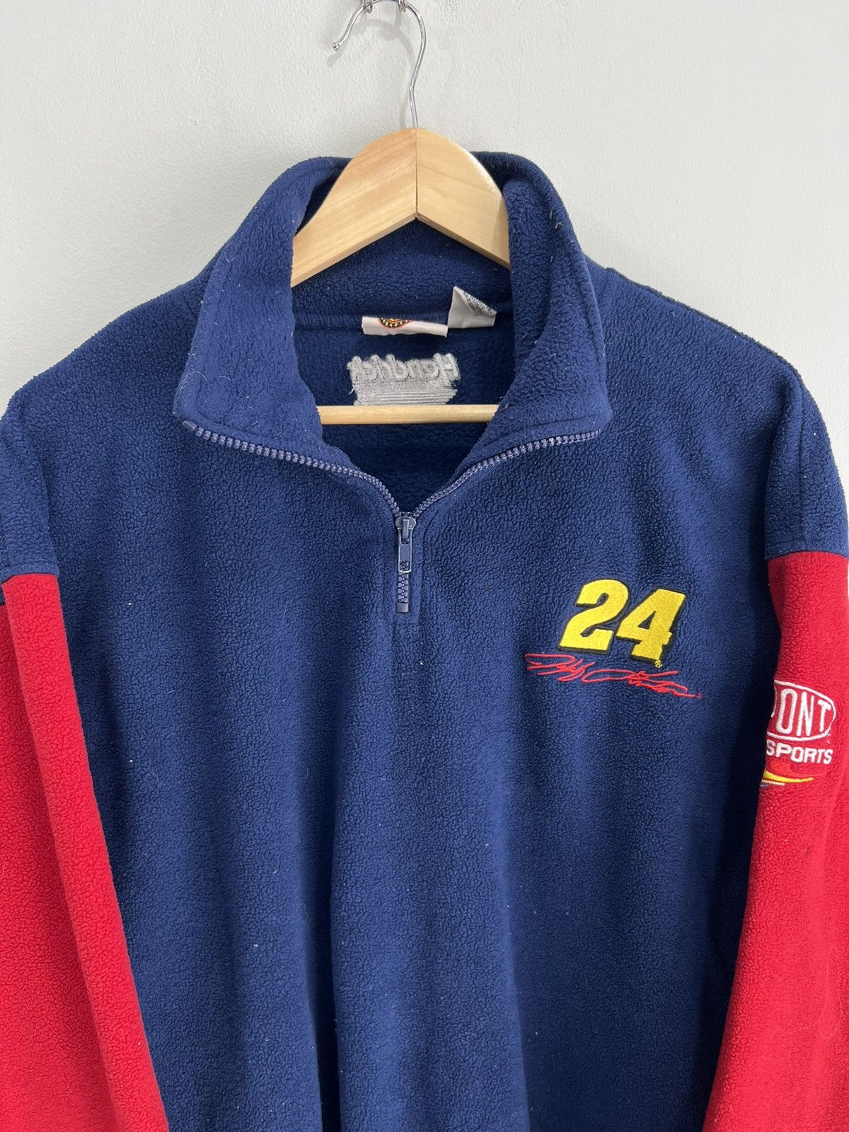 Vintage Vintage Dupont Racing Sweater fleece Size US L / EU 52-54 / 3 - 5 Thumbnail