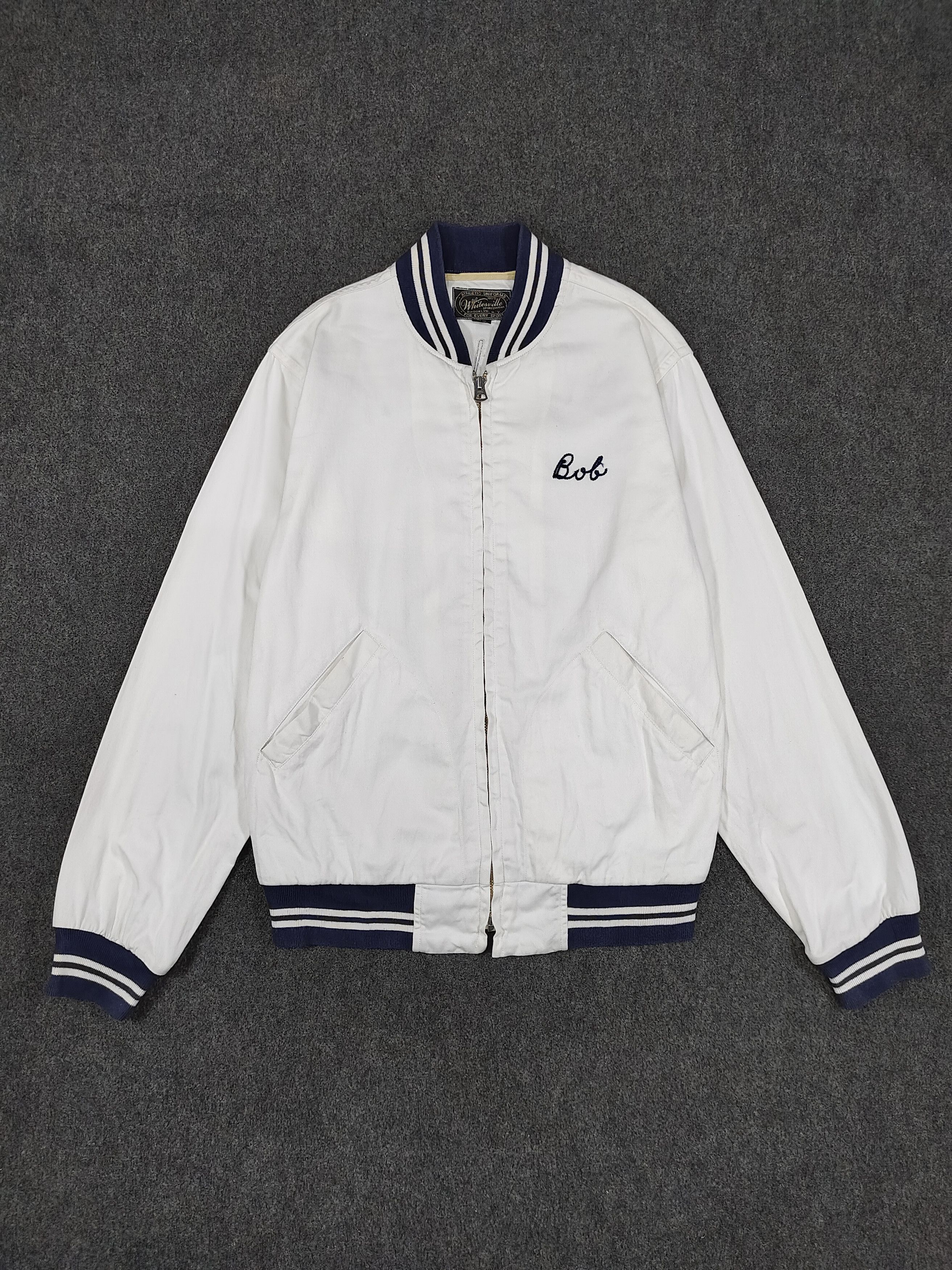 Toyo Enterprises Whitesville🔥Classic Ivy Athletic "New York" Varsity Bomber Size US S / EU 44-46 / 1 - 2 Thumbnail