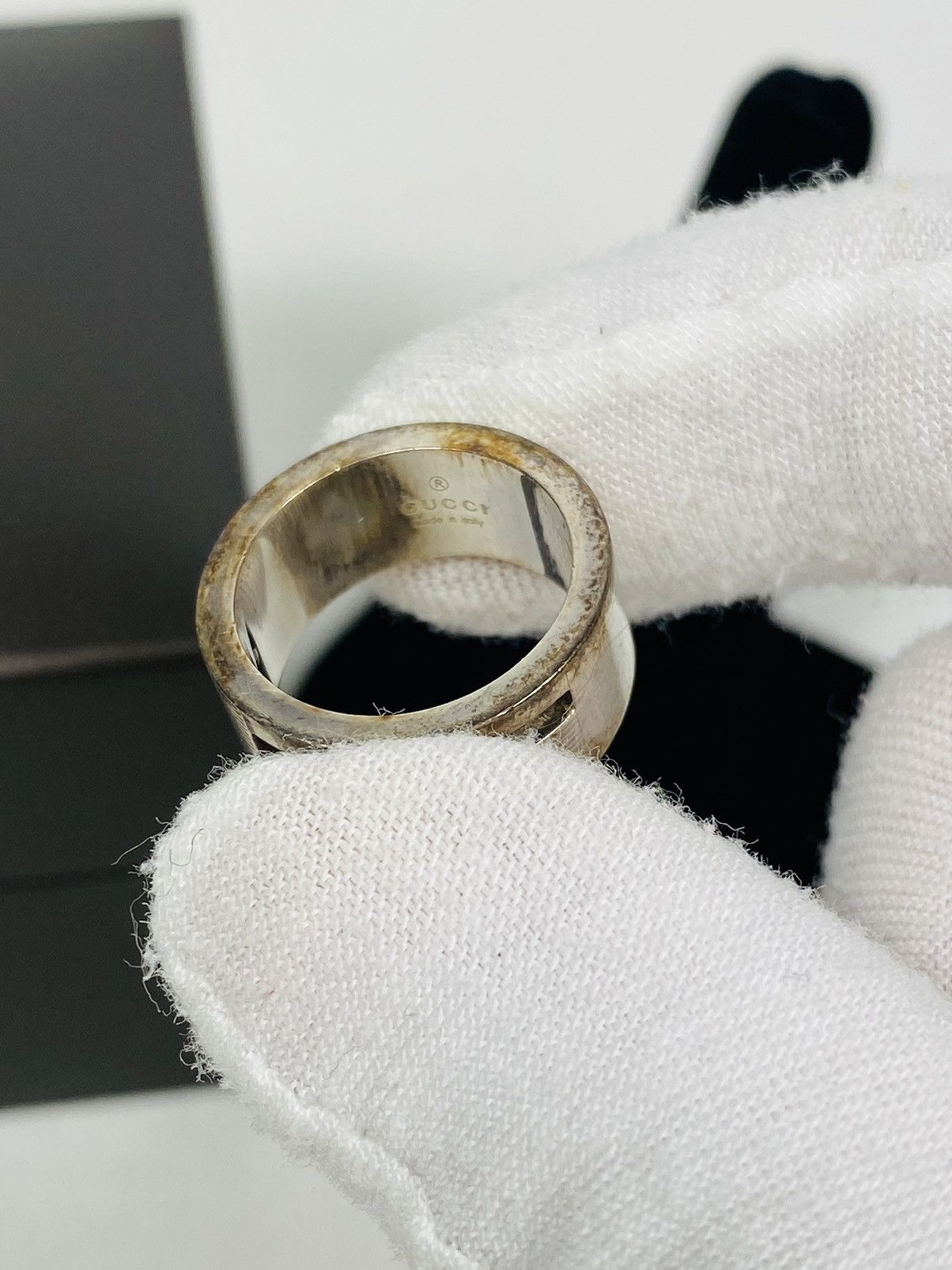 Gucci Gucci .925 Silver G Ring Size IT 9 Size ONE SIZE - 2 Thumbnail