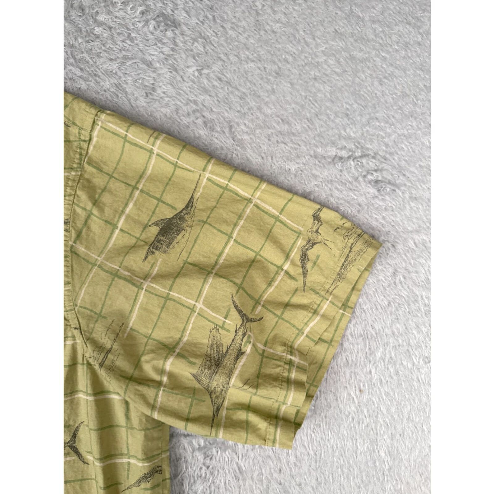 Vintage Columbia Shirt Mens XL Green Plaid Button-Up Casual All Seasons Beach Style, River Lodge Size US XL / EU 56 / 4 - 2 Thumbnail