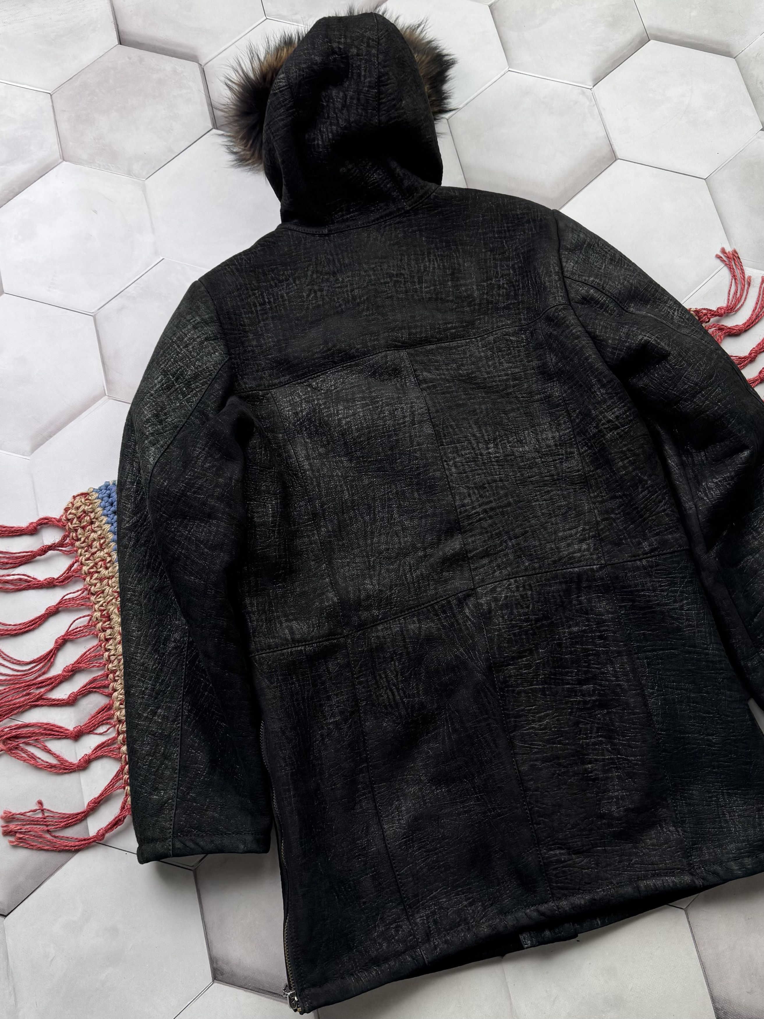 Japanese Brand Vintage Real Sheepskin Coat (E4) Size L / US 10 / IT 46 - 8 Thumbnail