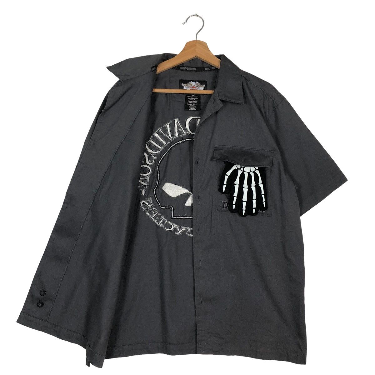 Harley Davidson VINTAGE SHIRTS HARLEY DAVIDSON SPELL OUT BIG LOGO UNIONMADE Size US M / EU 48-50 / 2 - 9 Thumbnail